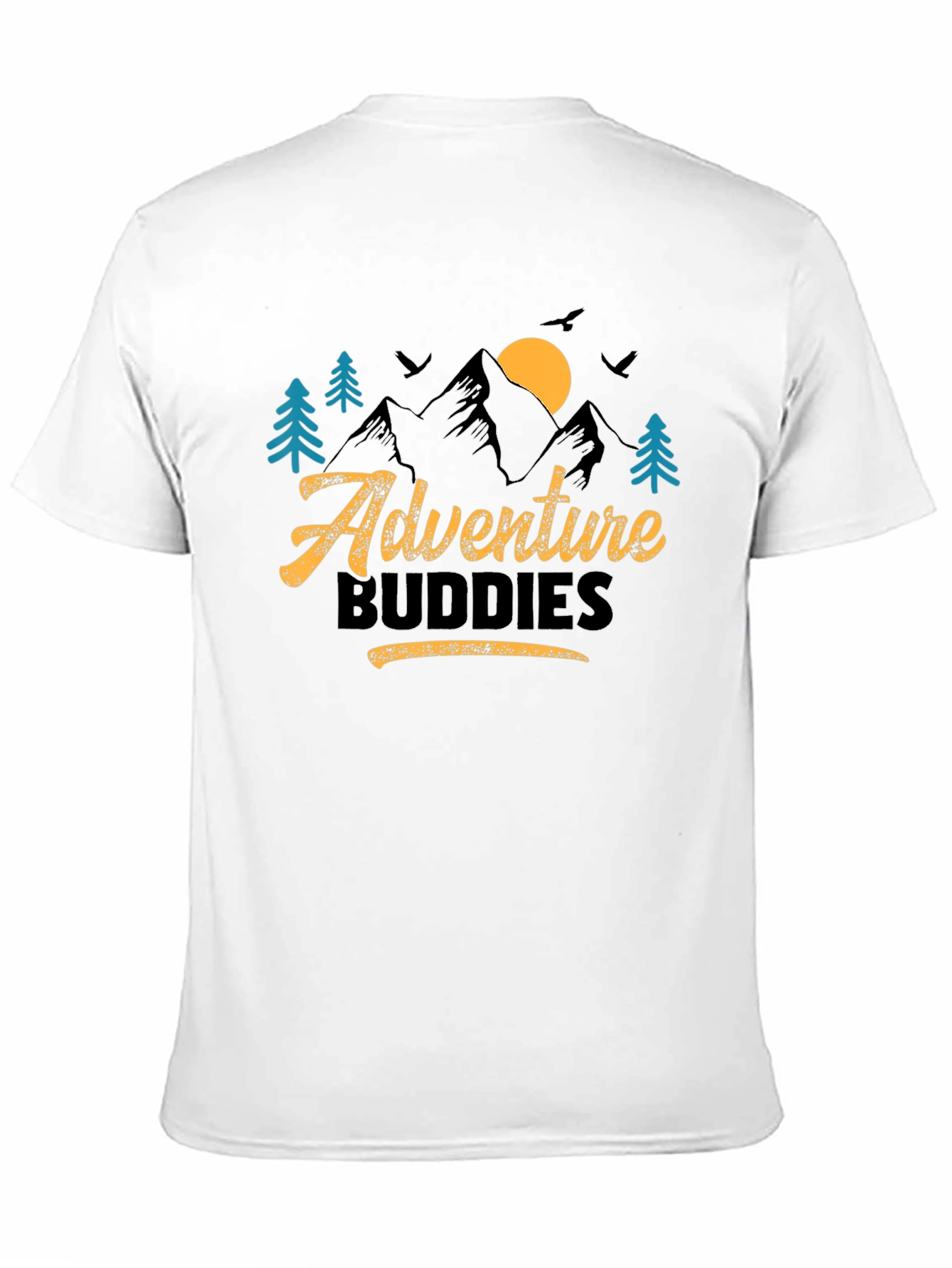 Black Adventure Buddies Graphic T-Shirt view 11