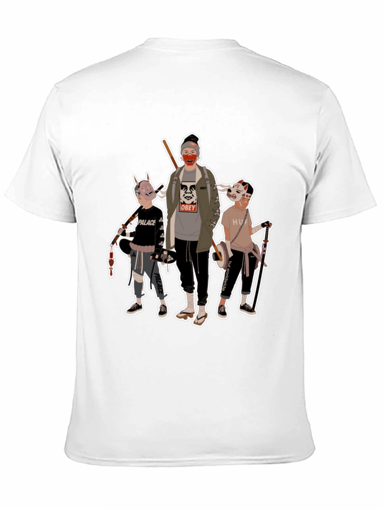 Black Streetwear Graphic Tee - Urban Style view 11