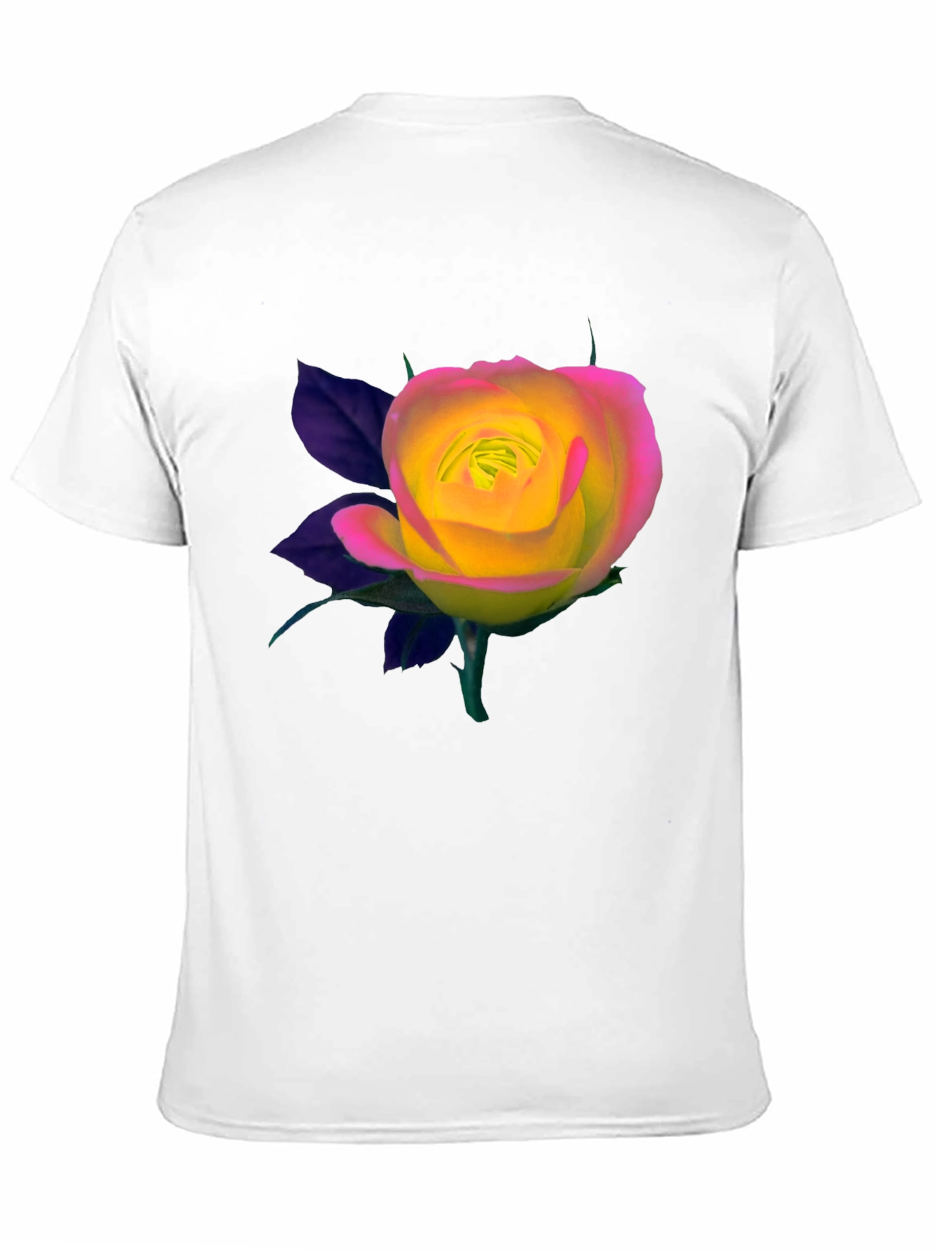 Black Rose Graphic Black T-Shirt view 11