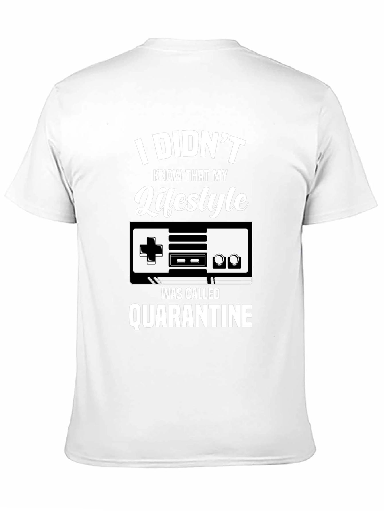Black I Didn't Know Quarantine Lifestyle T-Shirt view 11