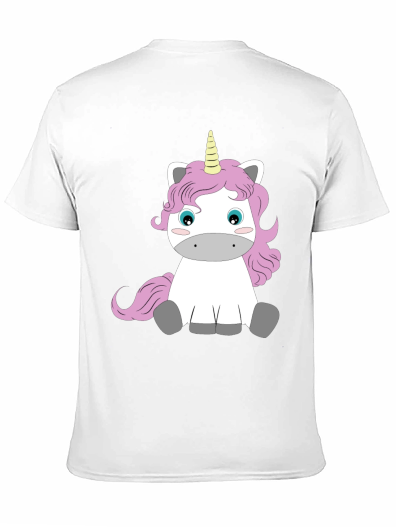 Black Unicorn Graphic Tee - Black Cotton Blend view 11