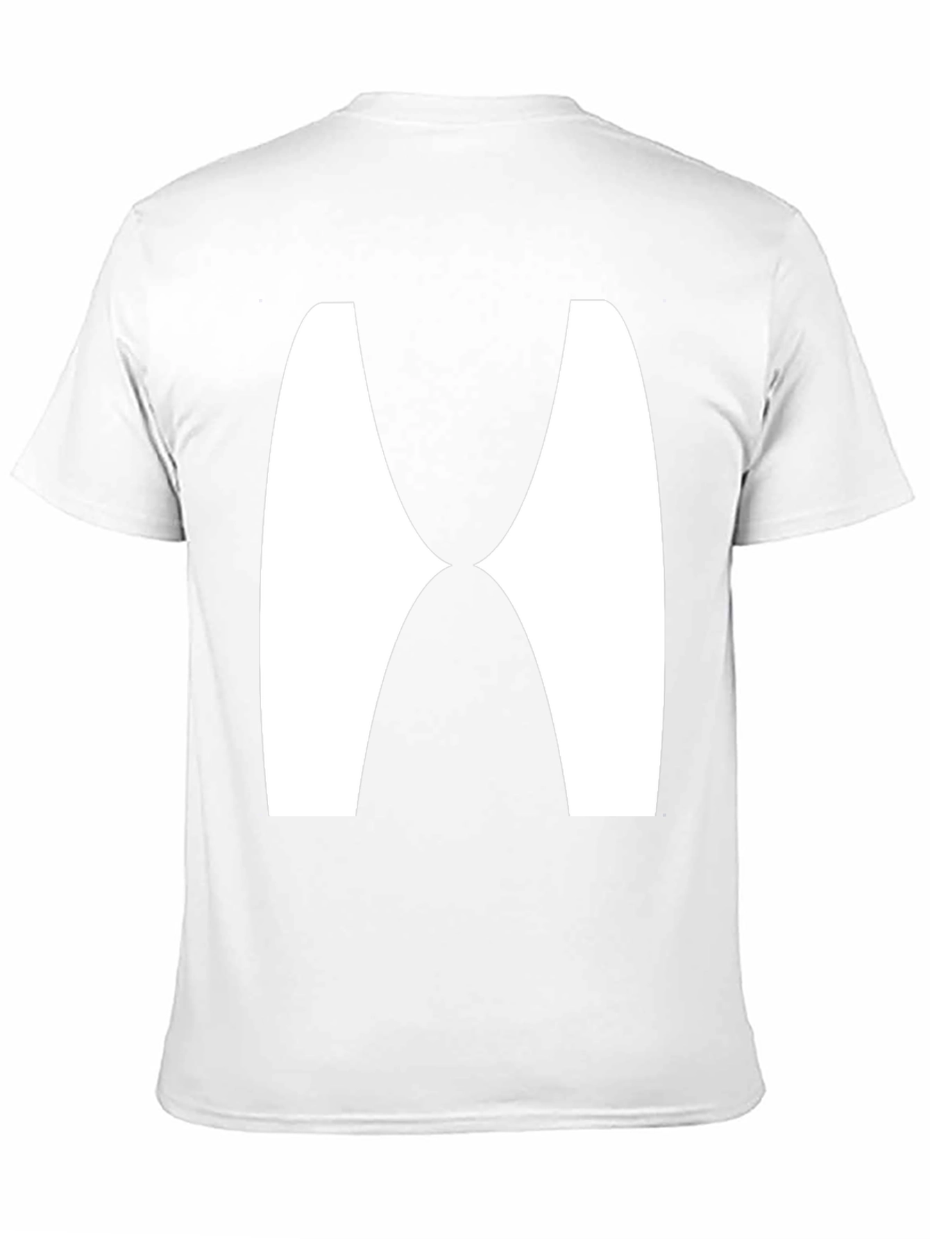 Black Abstract Graphic Tee - Modern Black T-Shirt view 11