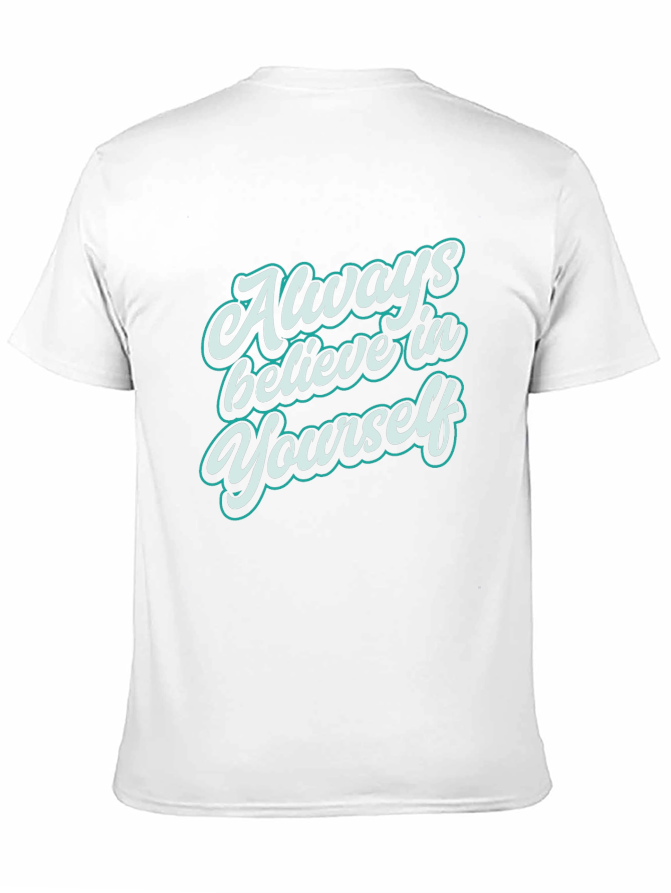 Black Believe in Yourself T-Shirt - Motivational Tee view 11