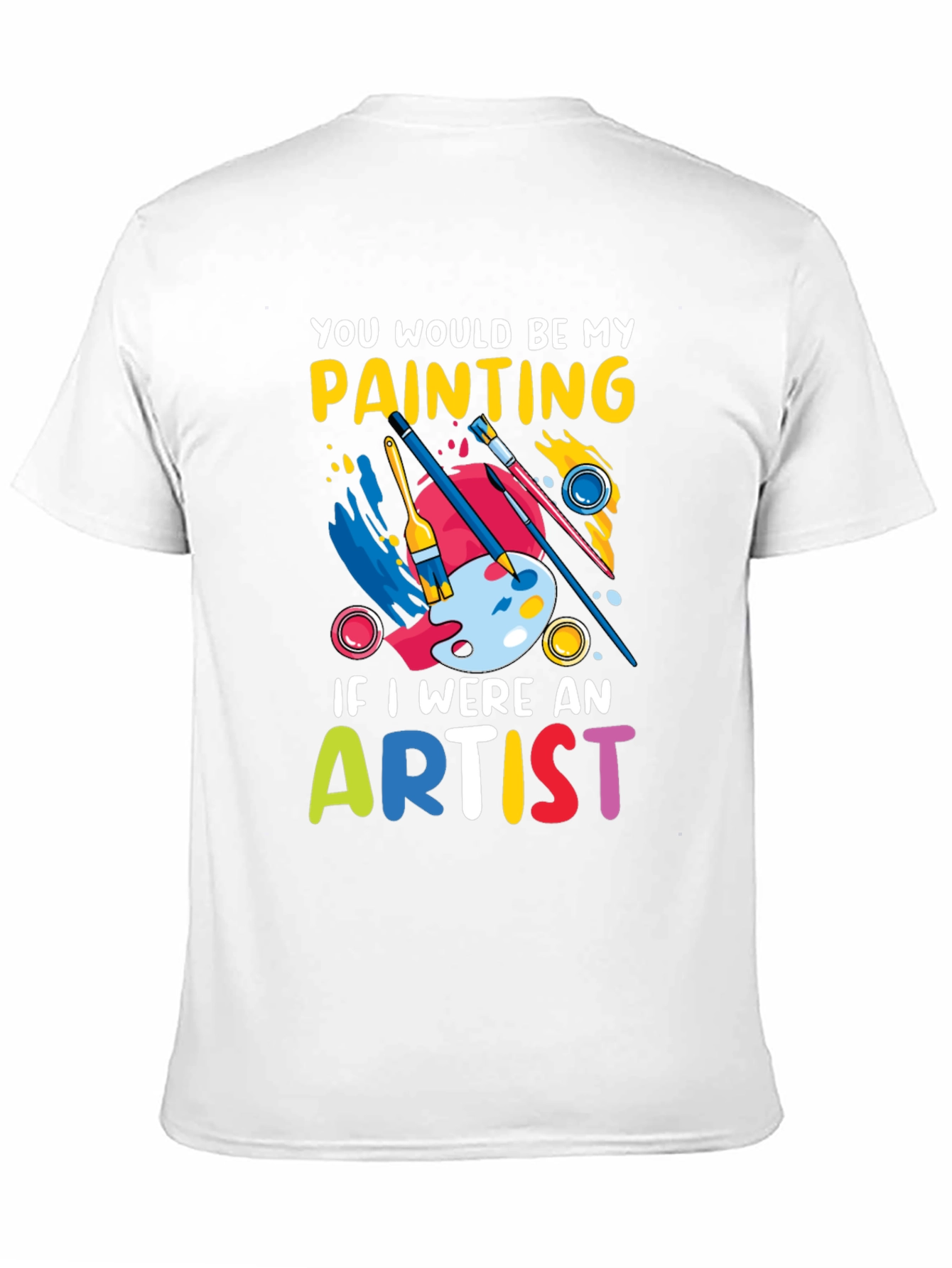 Black Artist Painting Graphic T-Shirt view 11