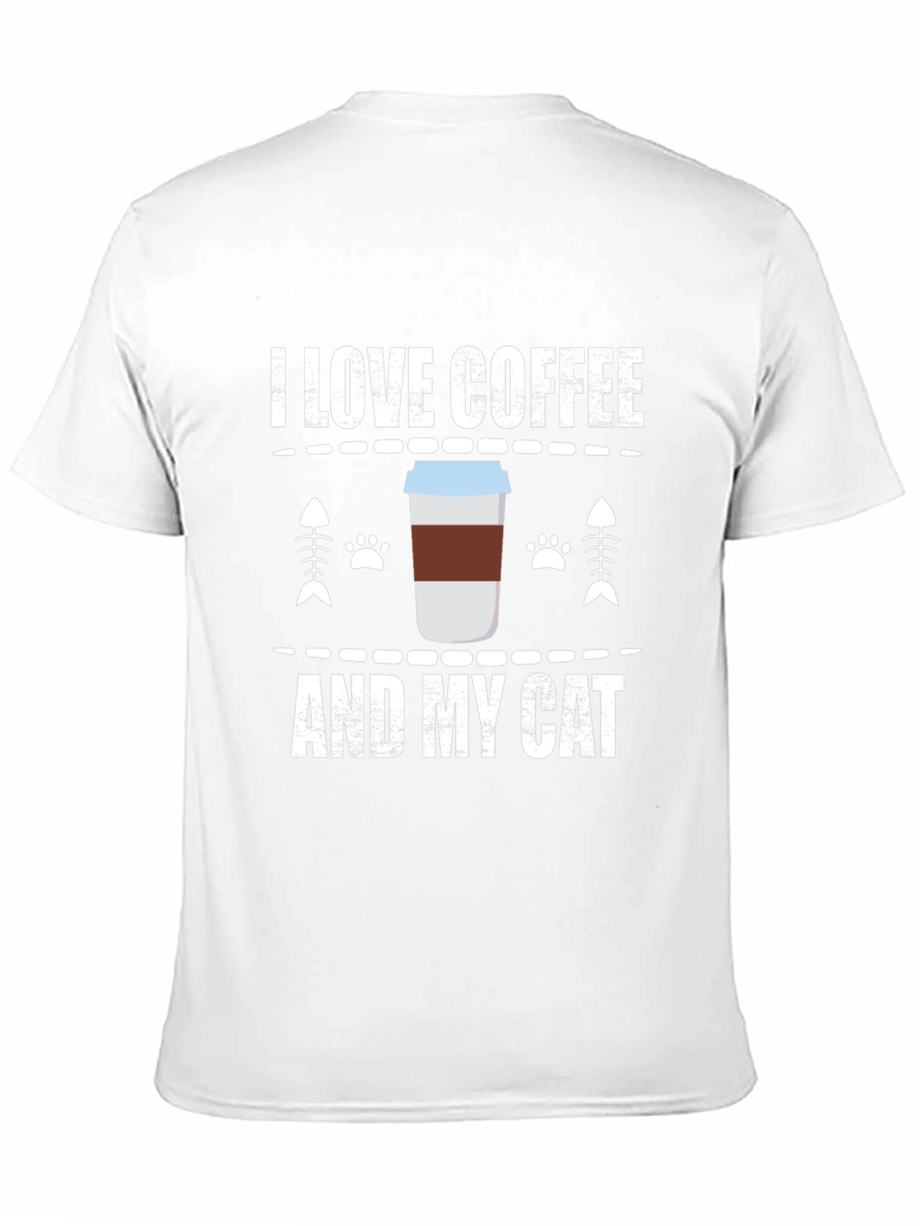 Black Coffee & Cat Lover T-Shirt view 11
