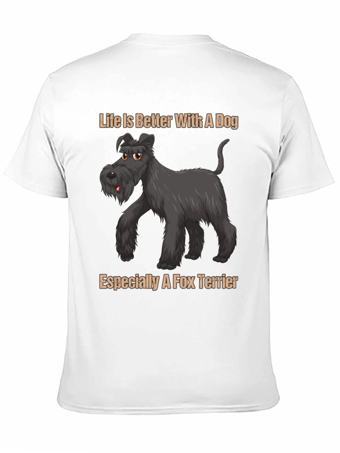 Black Dog Lover T-Shirt - Life is Better With A Dog view 11