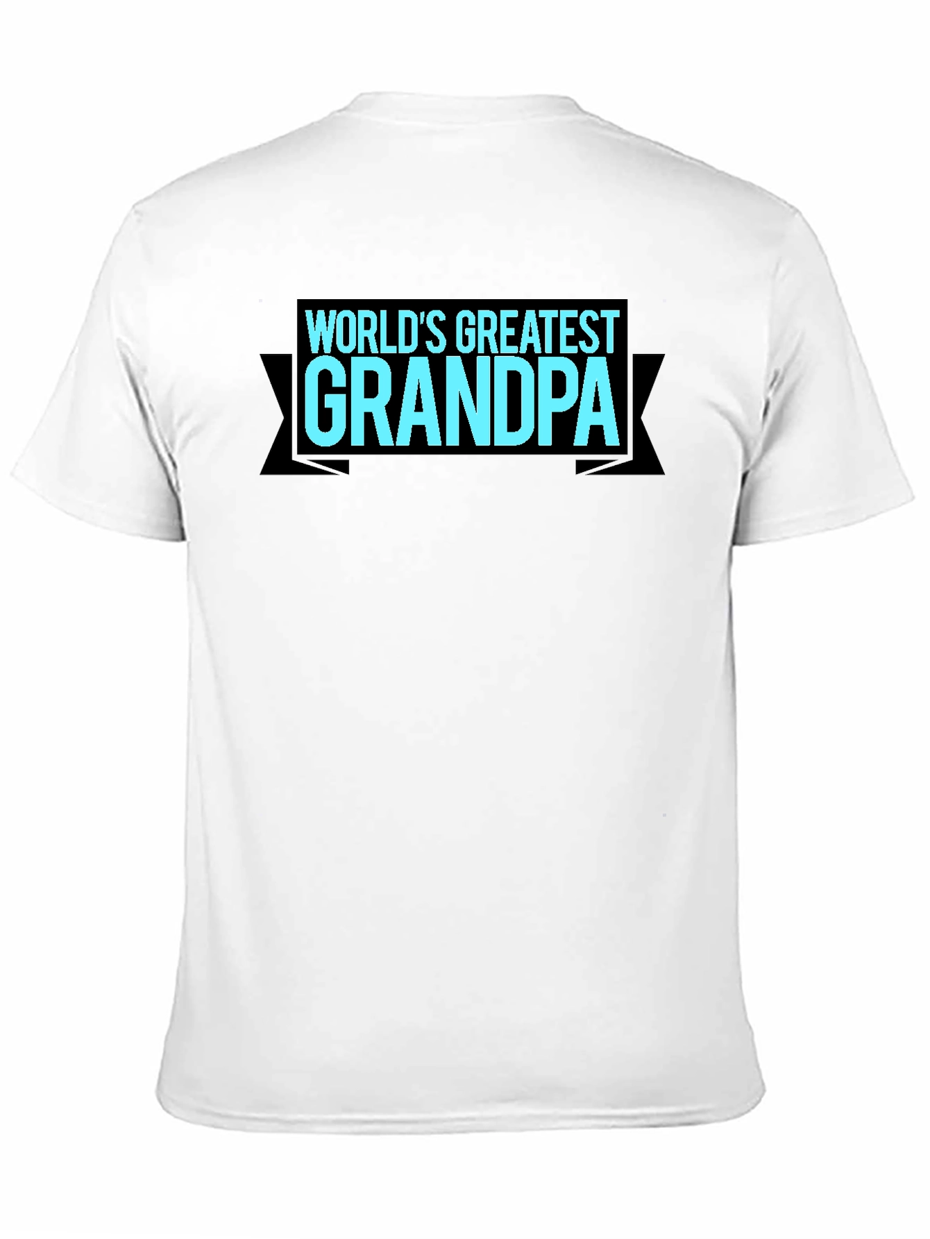 Black World's Greatest Grandpa T-Shirt - Black view 11