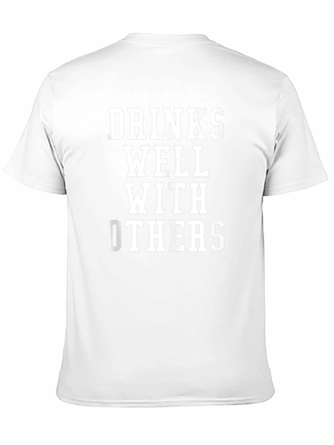 Black Drinks Well With Others Graphic Tee view 11