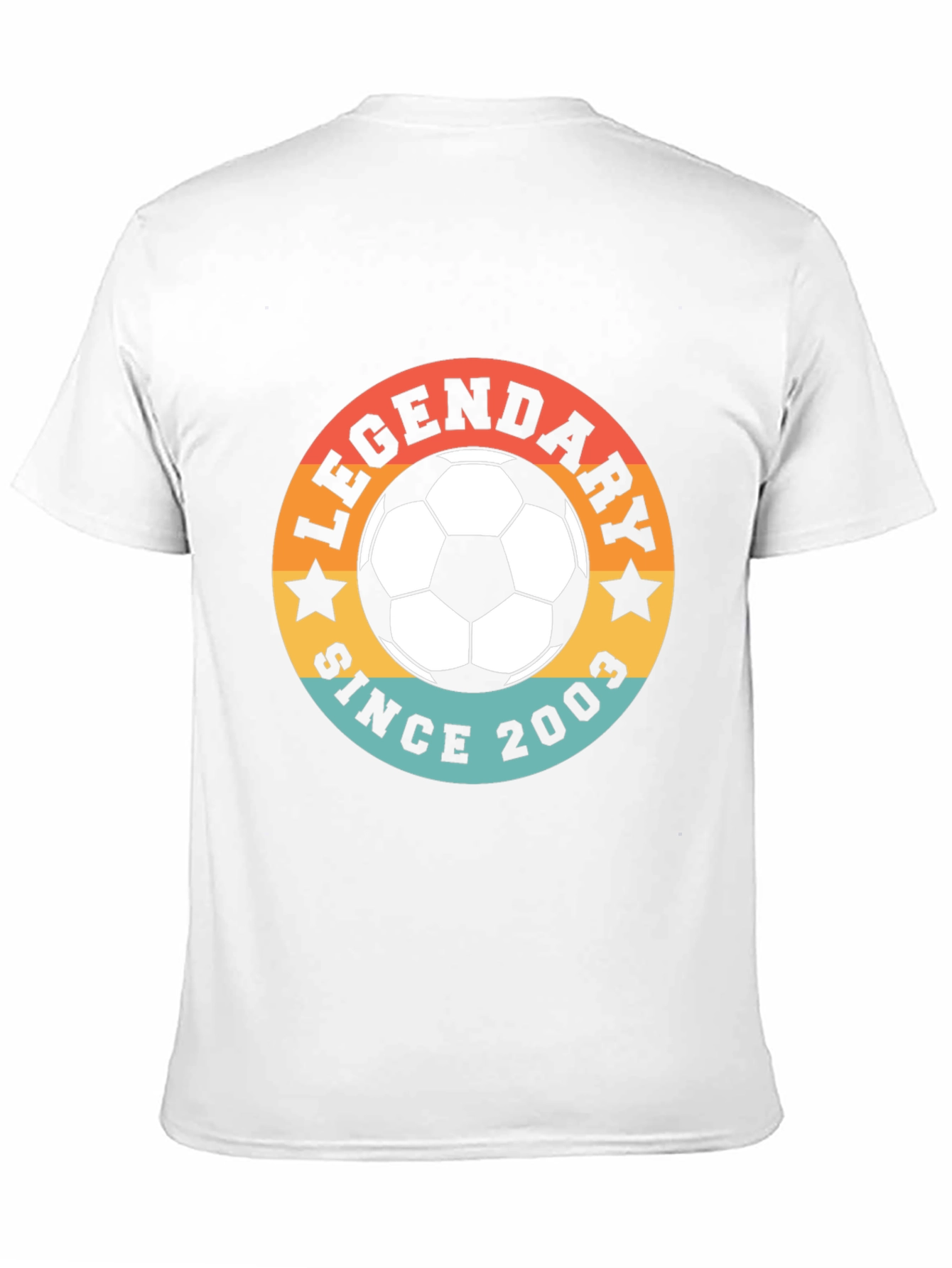 Black Legendary Since 2003 Soccer T-Shirt view 11