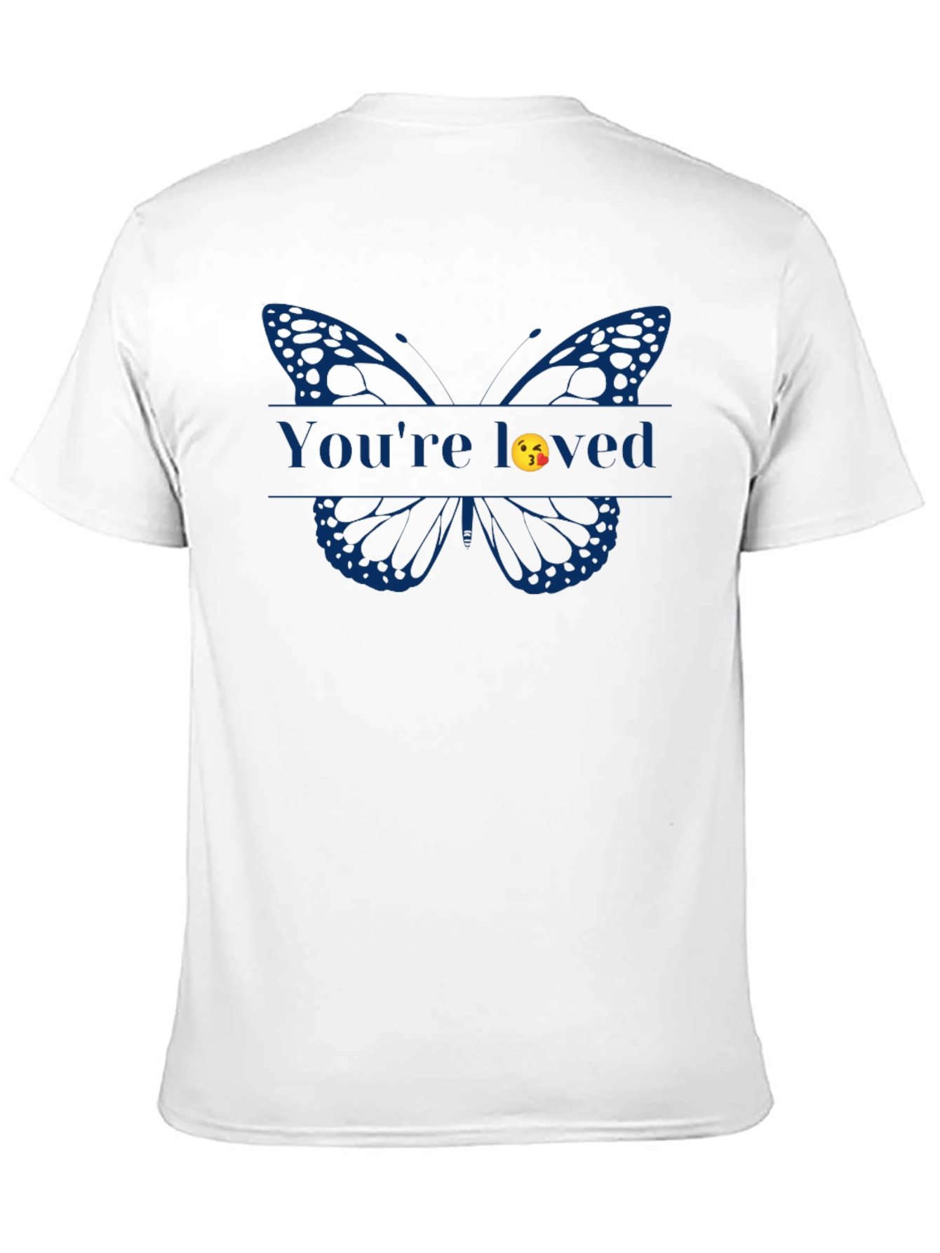 Black You're Loved Butterfly Graphic Tee - Black view 11