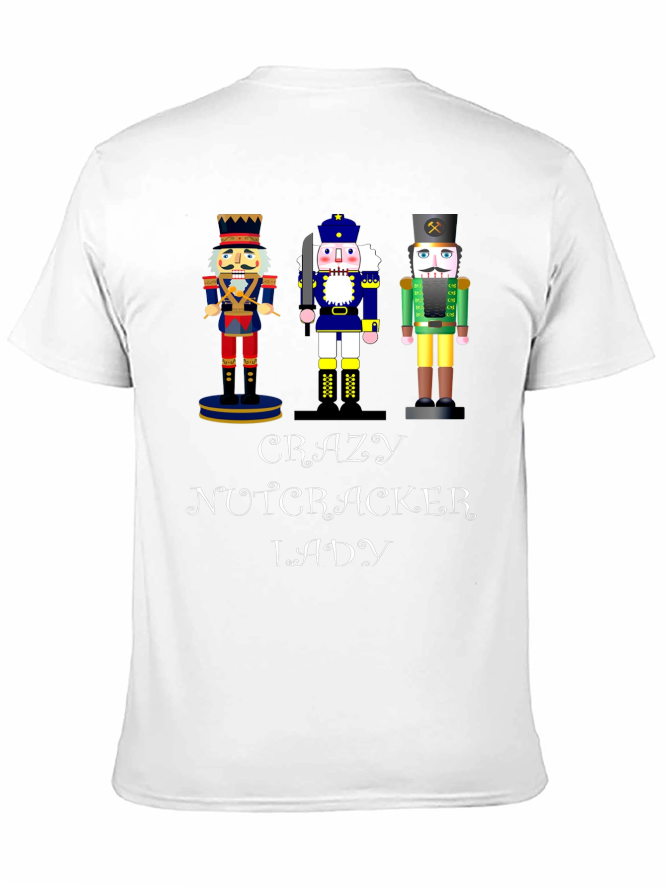 Black Crazy Nutcracker Lady T-Shirt view 11