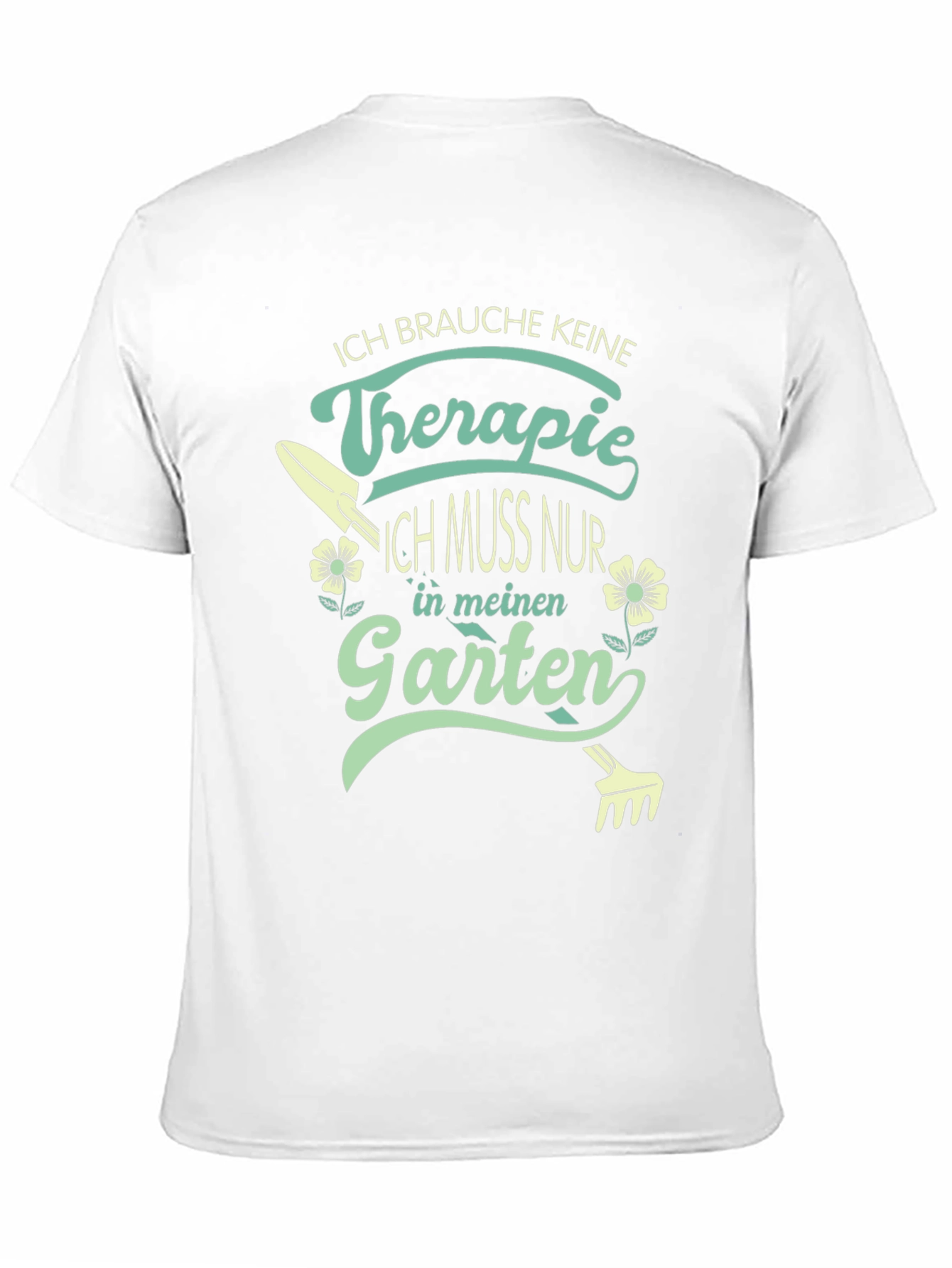 Black Therapie Garten T-Shirt: Gardening is My Therapy view 11