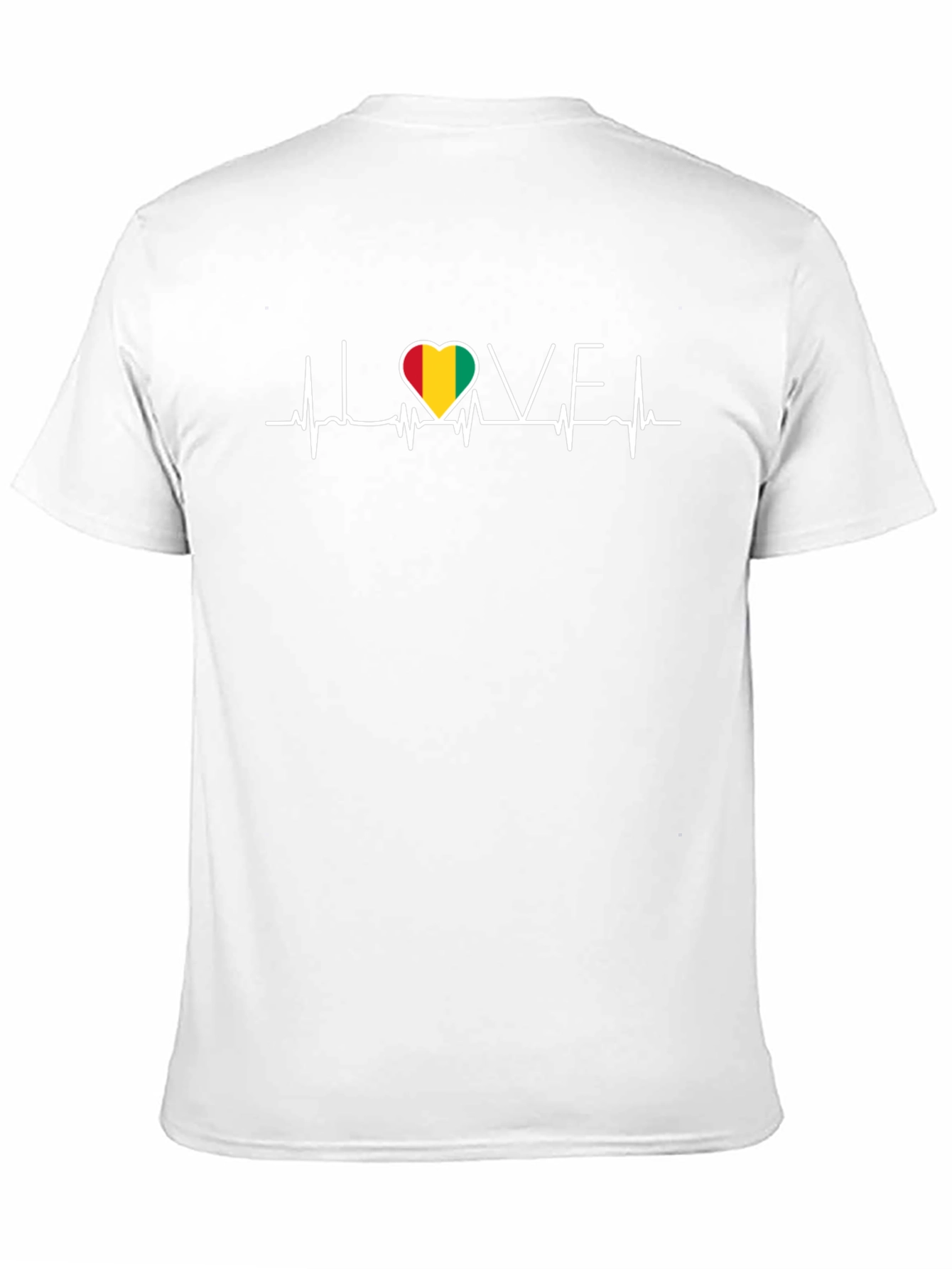 Black I Heart Guinea T-Shirt view 11