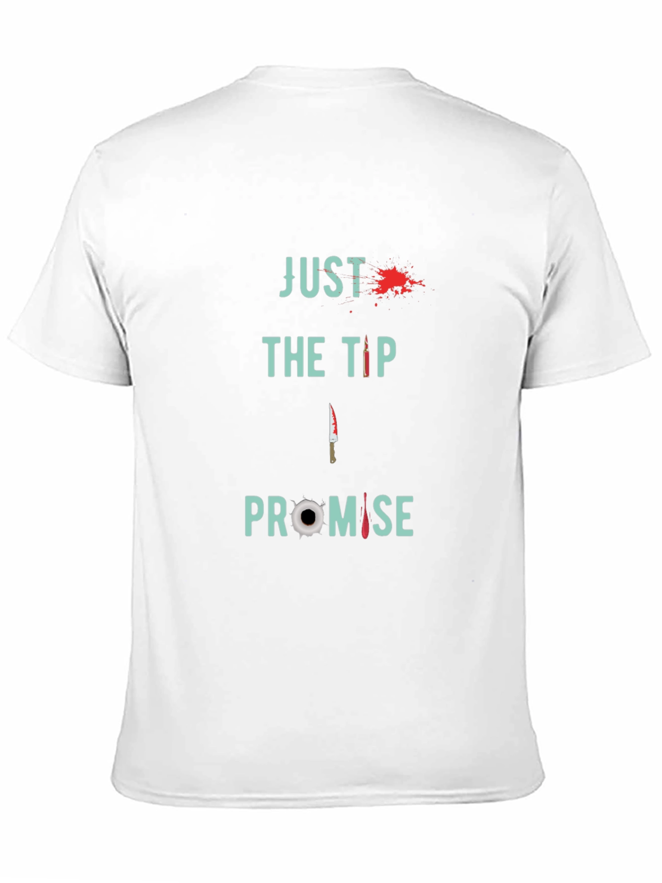 Black Just the Tip Promise Graphic Tee view 11