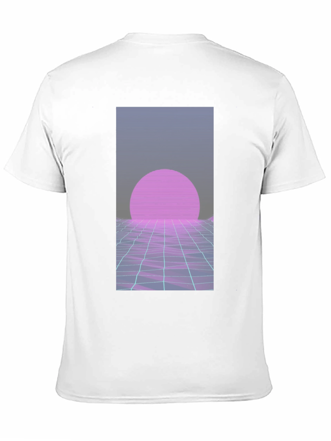 Black Retro Wave T-Shirt: 80s Style Sunset Graphic Tee view 11