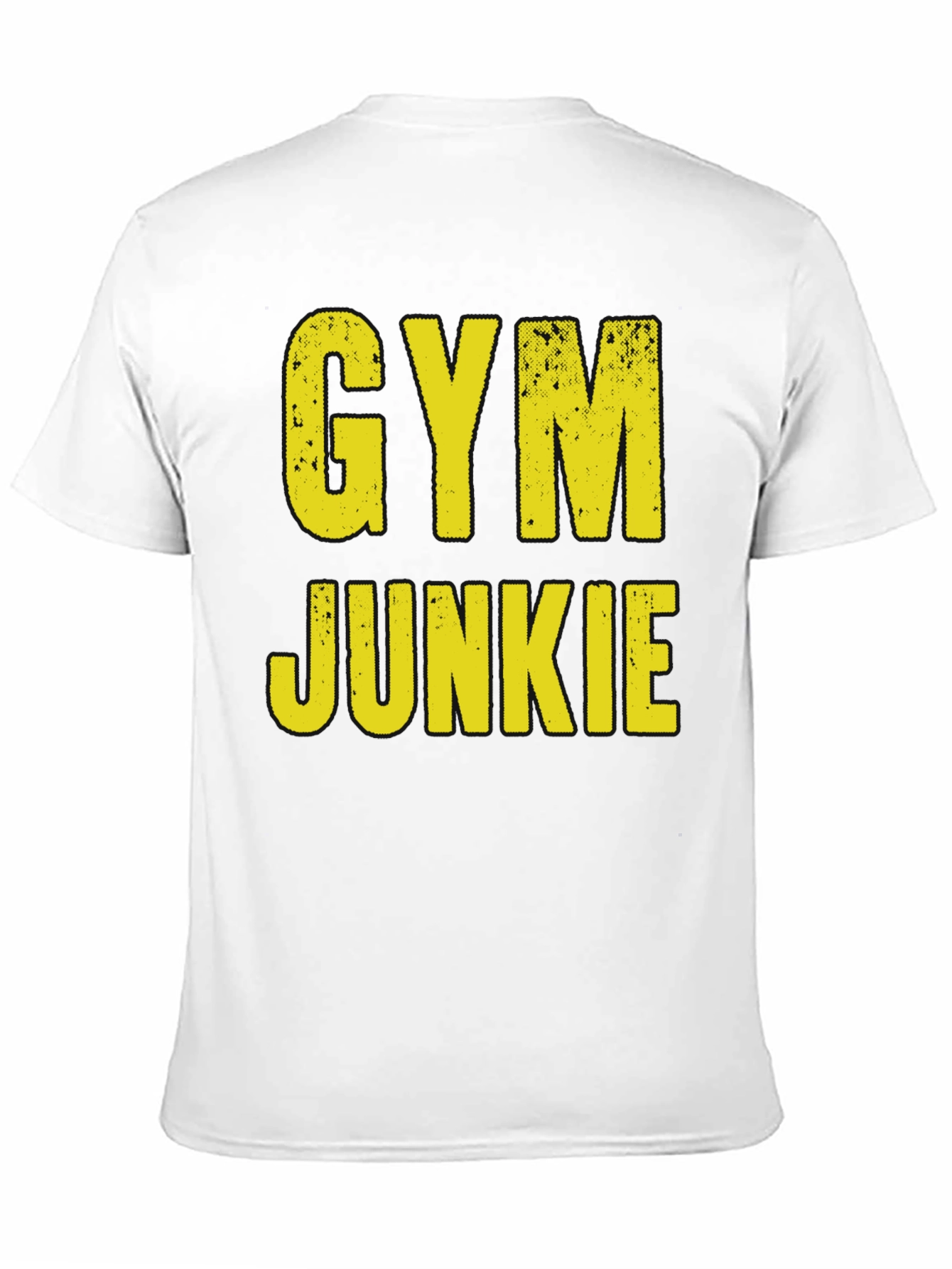 Black Gym Junkie Graphic T-Shirt - Fitness Apparel view 11