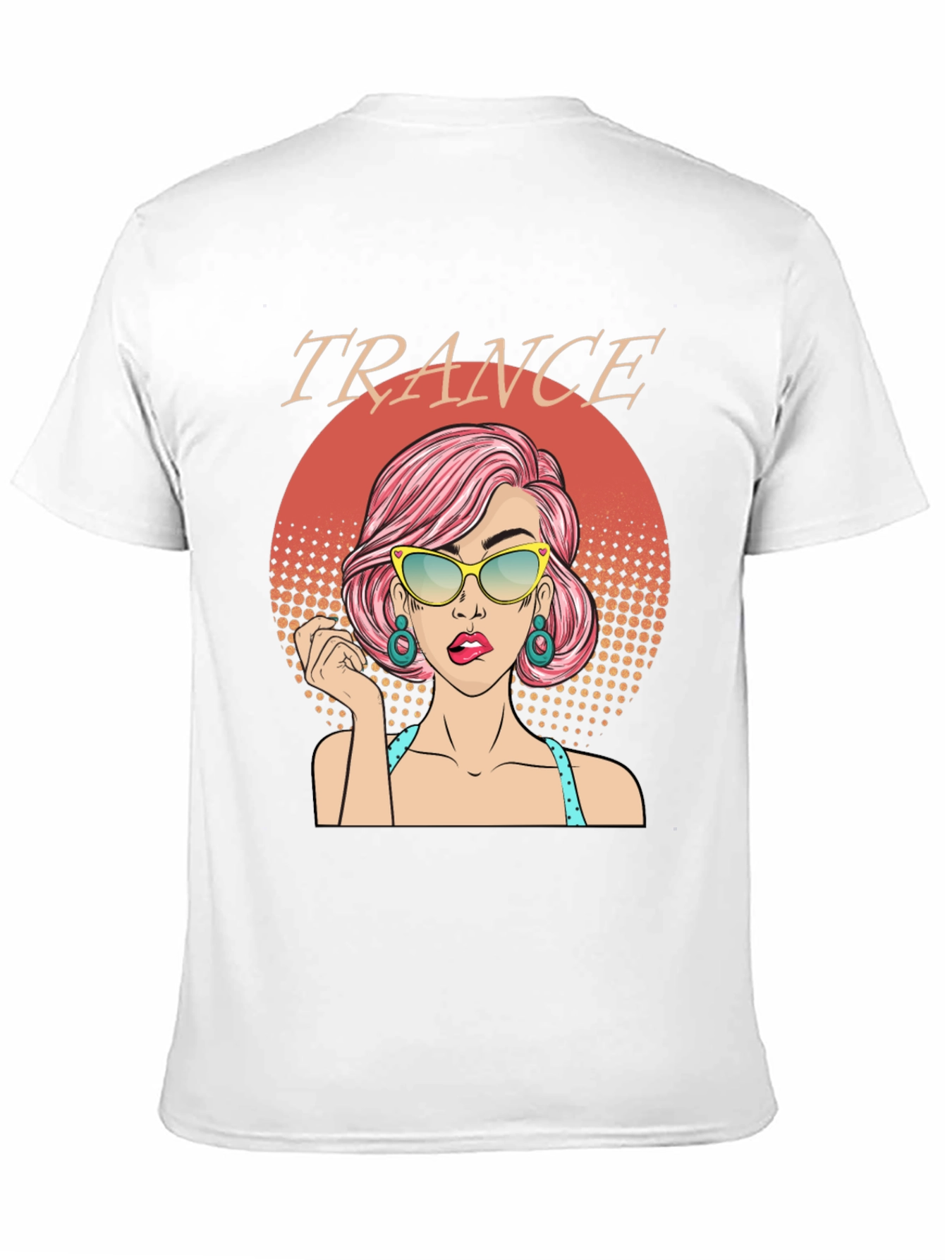 Trance Music T-Shirt - Retro Pop Art Graphic Tee - 11