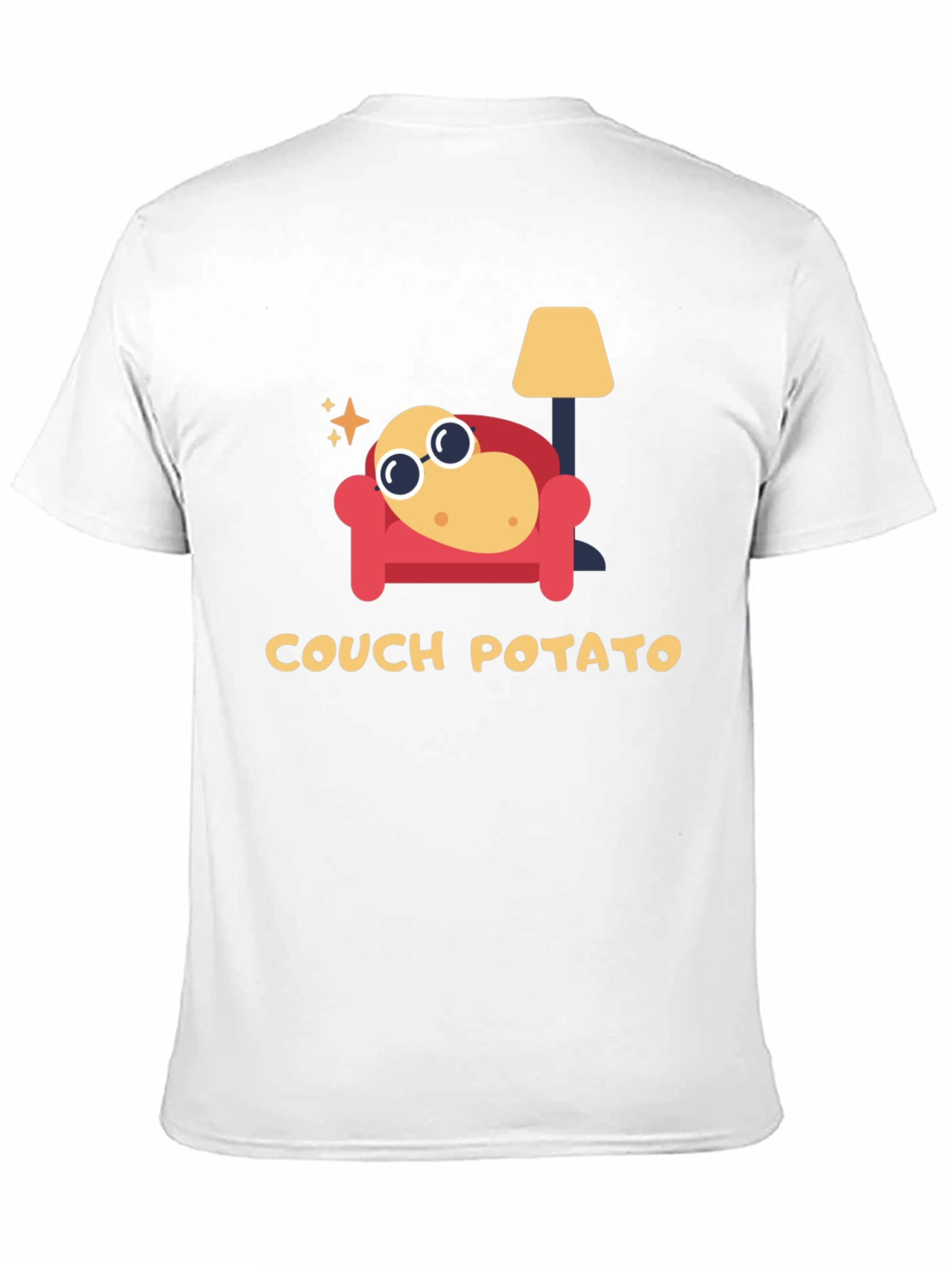 Black Couch Potato Graphic Tee - Lazy Day Comfort view 11