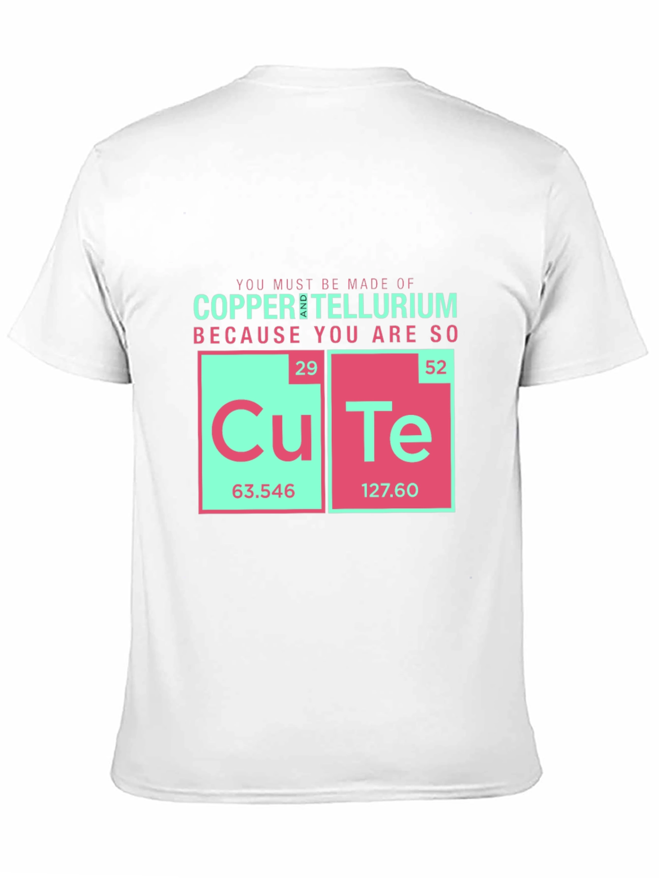 Black CuTe Chemistry T-Shirt - Funny Science Tee view 11