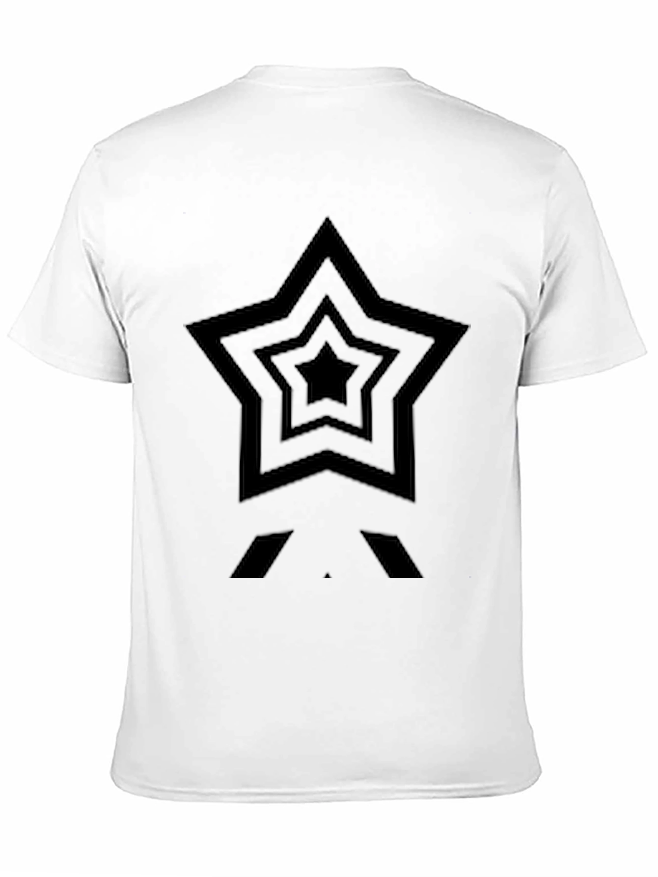 Black Black Star Graphic Tee - Stylish Men's T-Shirt view 11