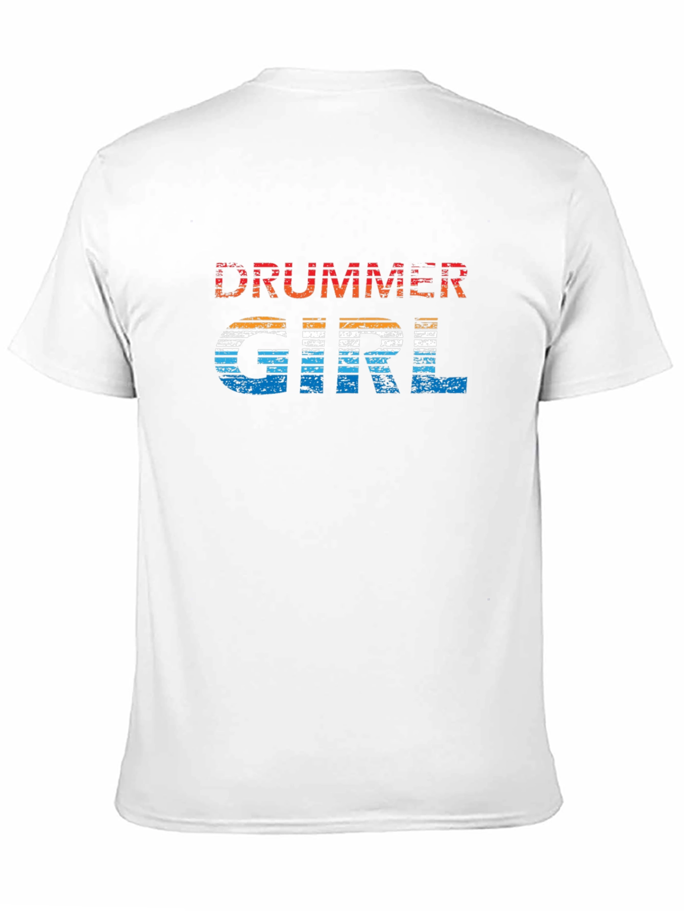 Black Drummer Girl Retro Graphic Tee view 11