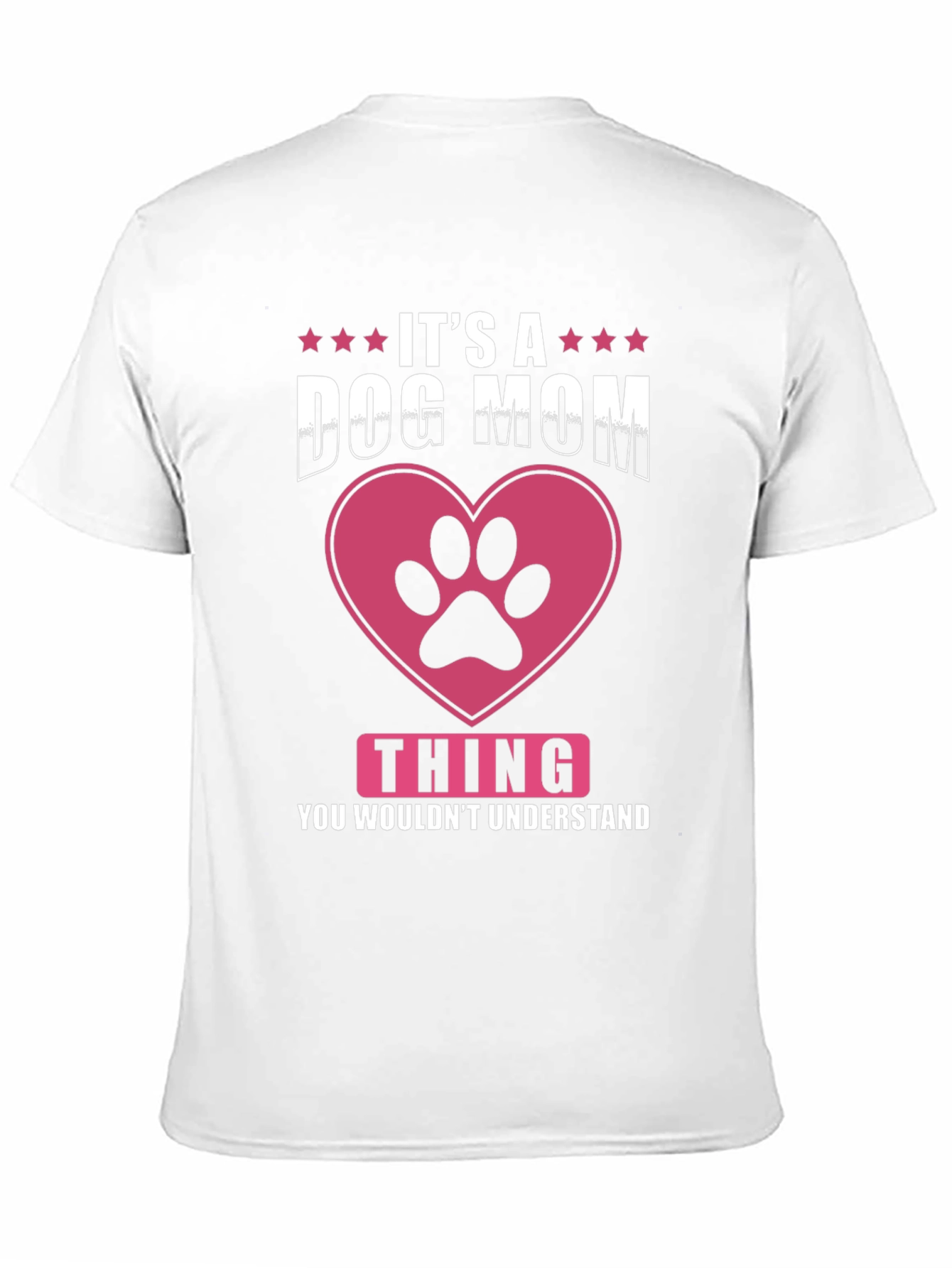 Black Dog Mom T-Shirt - It's a Dog Mom Thing view 11