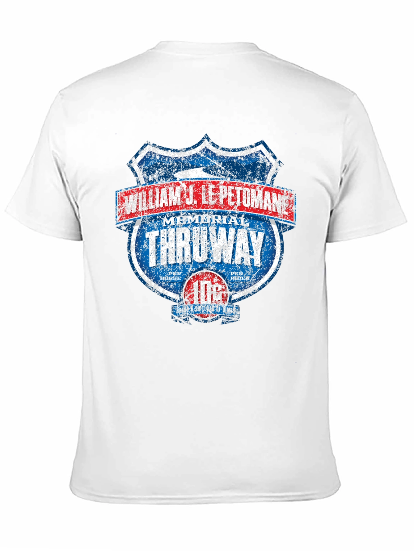 Black William J. Le Petomane Throway Memorial Graphic T-Shirt view 11
