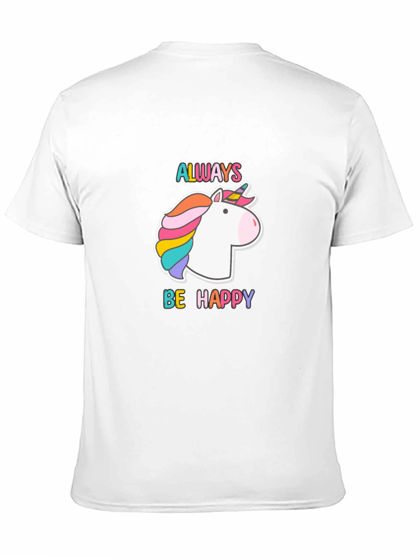 Black Unicorn 'Always Be Happy' Black Tee view 11