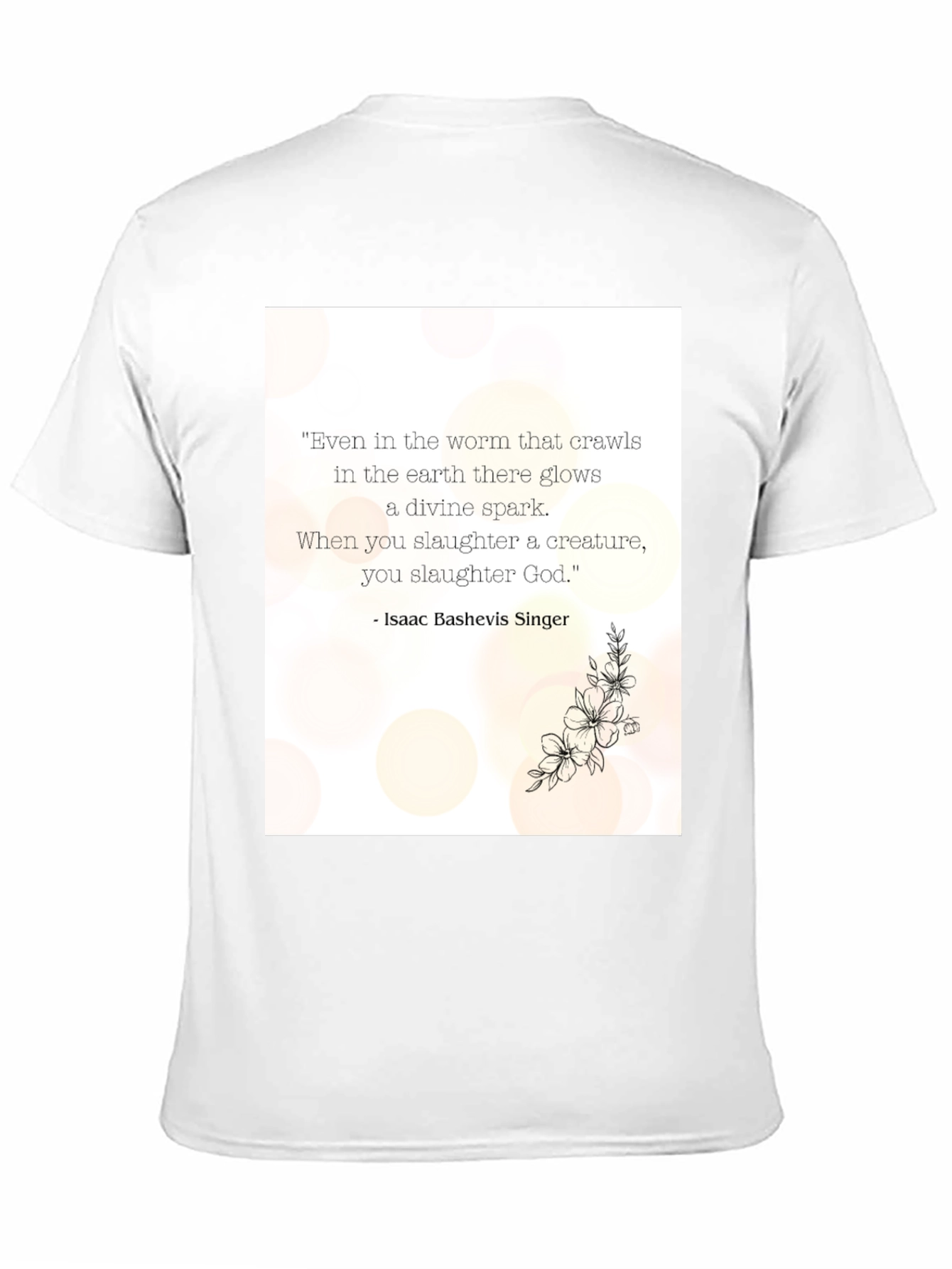 Black Philosophical Quote Graphic Tee - Unisex Black T-Shirt view 11