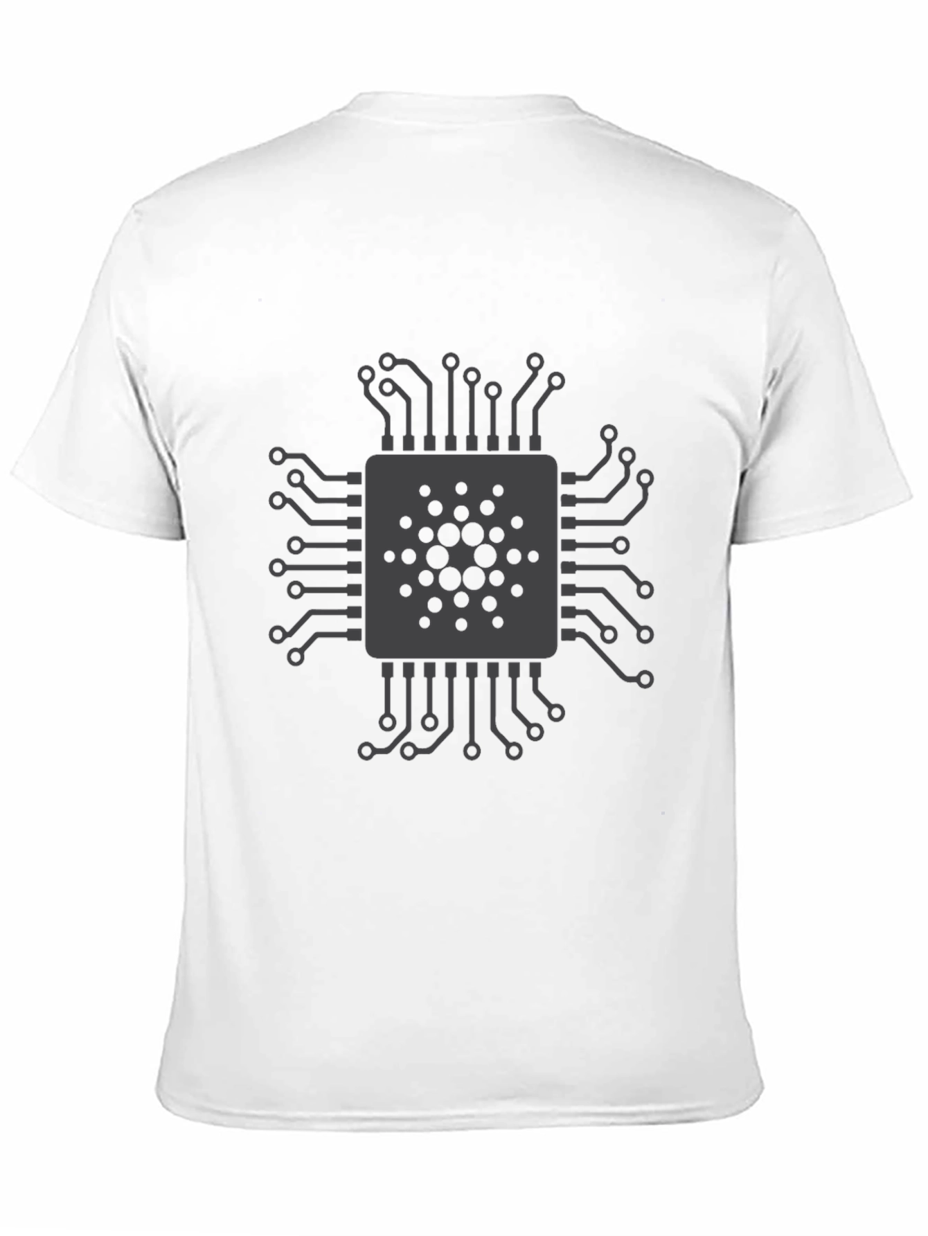 Black Circuit Board Graphic T-Shirt - Cool Tech Design view 11