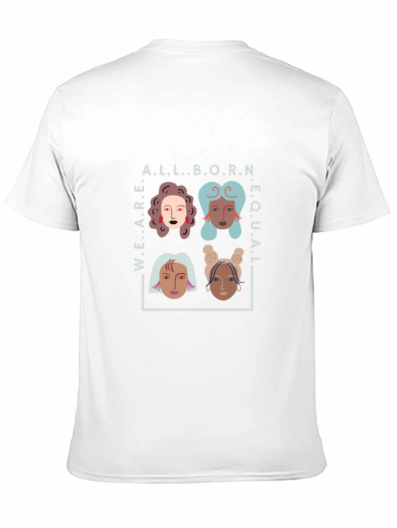 Black All Born Equal T-Shirt view 11