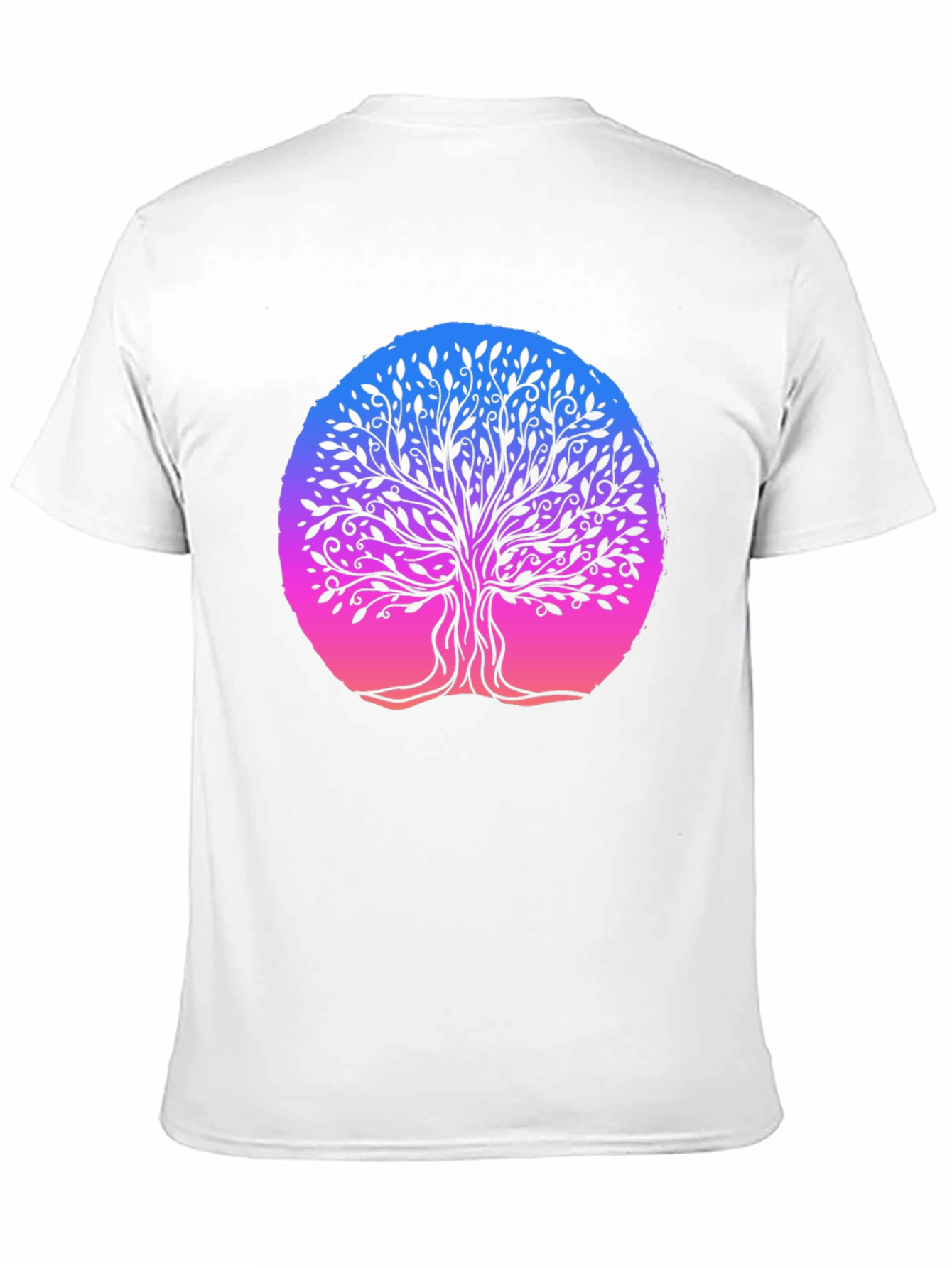 Black Tree of Life Graphic Tee - Black Cotton Blend view 11