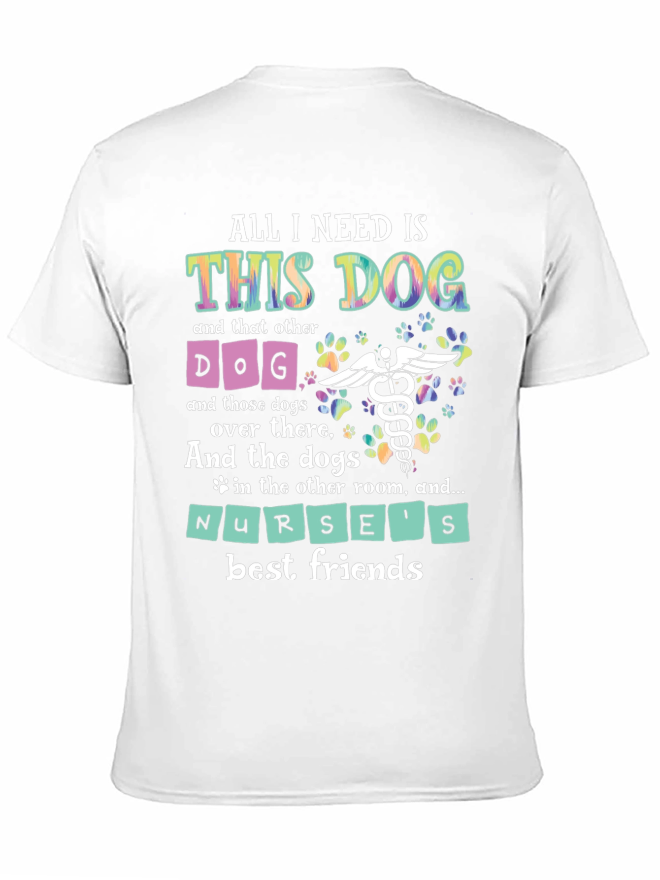 Black All I Need Is This Dog T-Shirt view 11