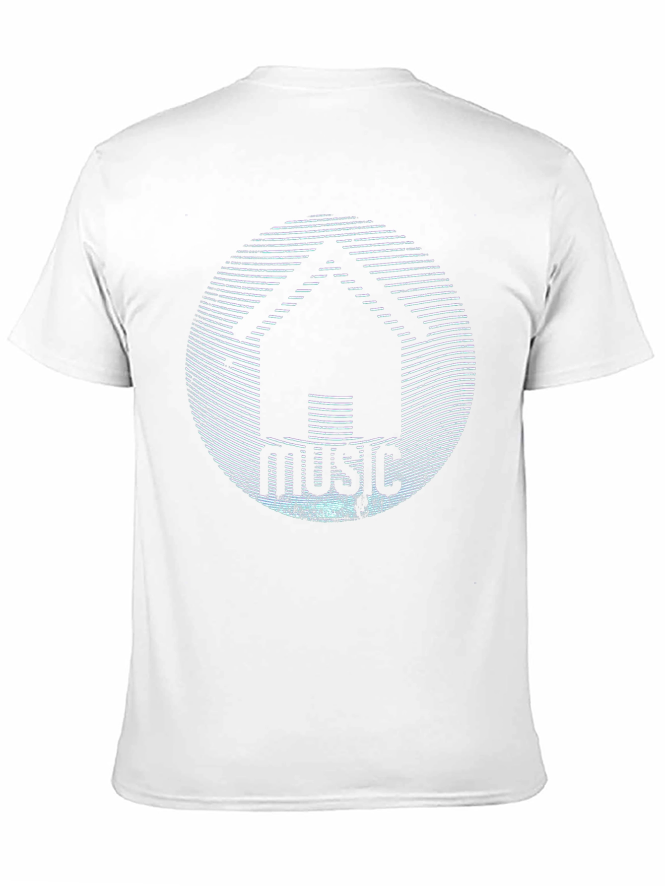 Black House Music Graphic T-Shirt - Black Crew Neck Tee view 11