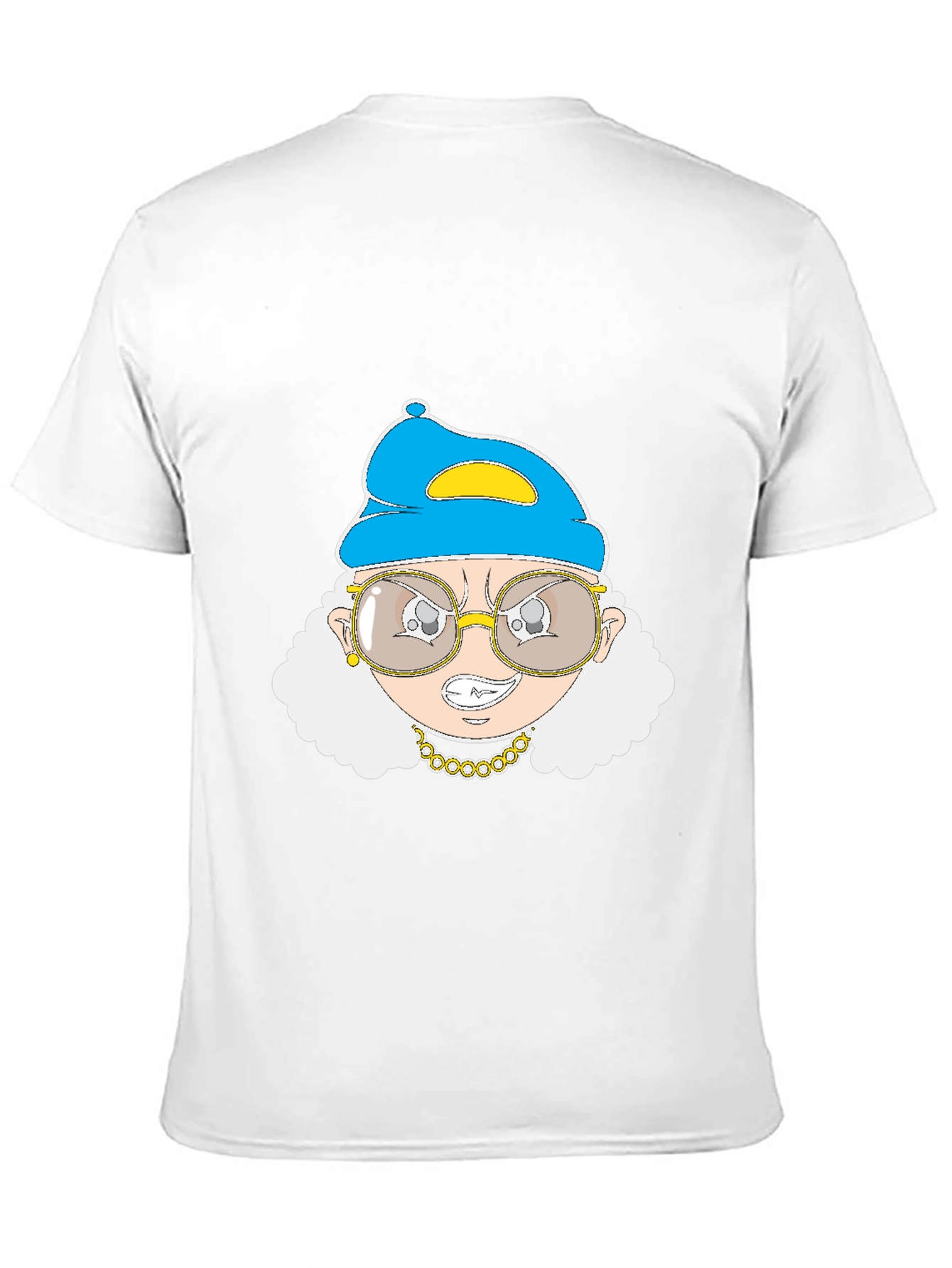 Black Grandma Gangster T-Shirt - Black view 11