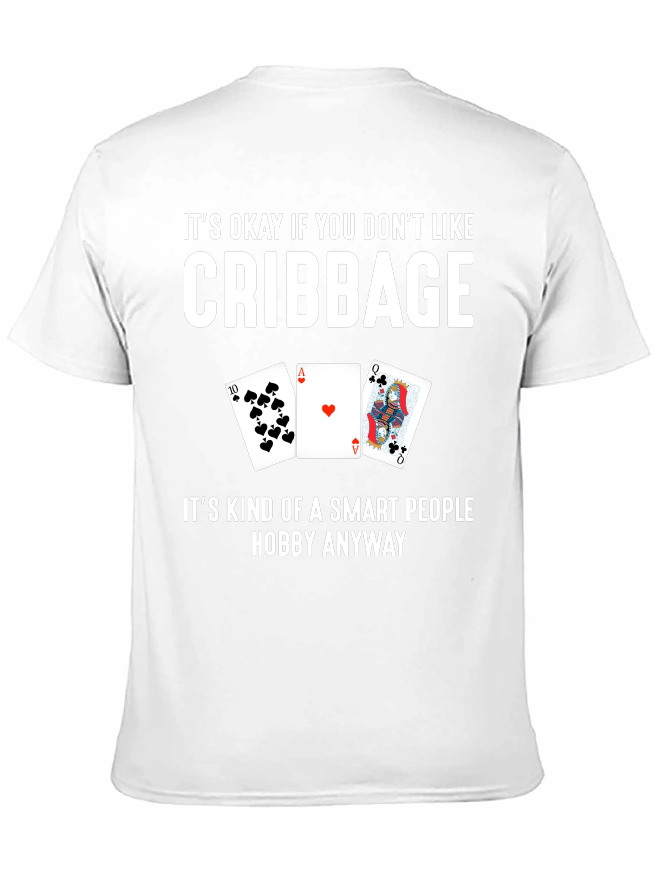 Black Cribbage Smart People Hobby Graphic Tee view 11
