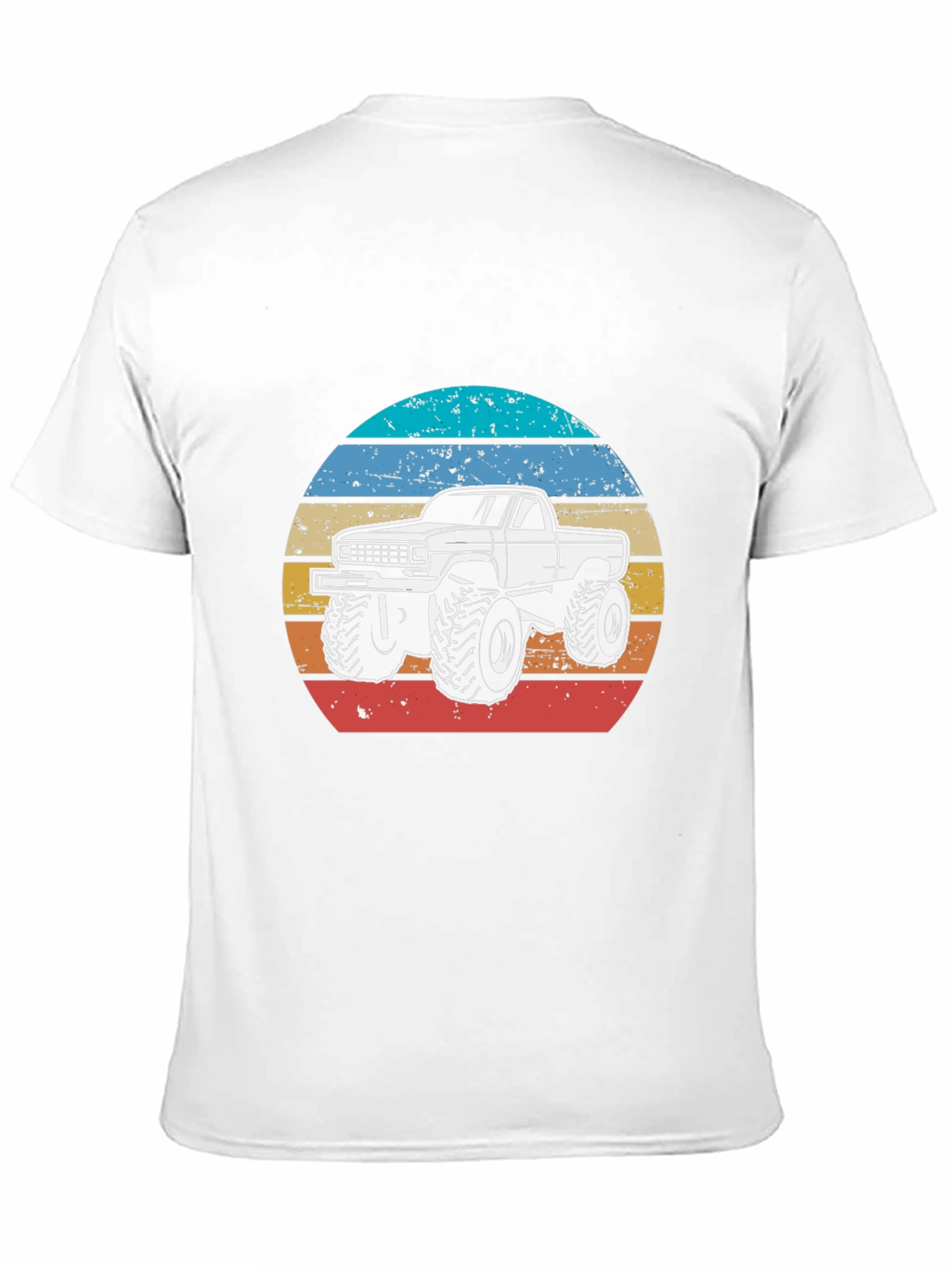 Black Retro Truck T-Shirt - Vintage Style Monster Truck Tee view 11