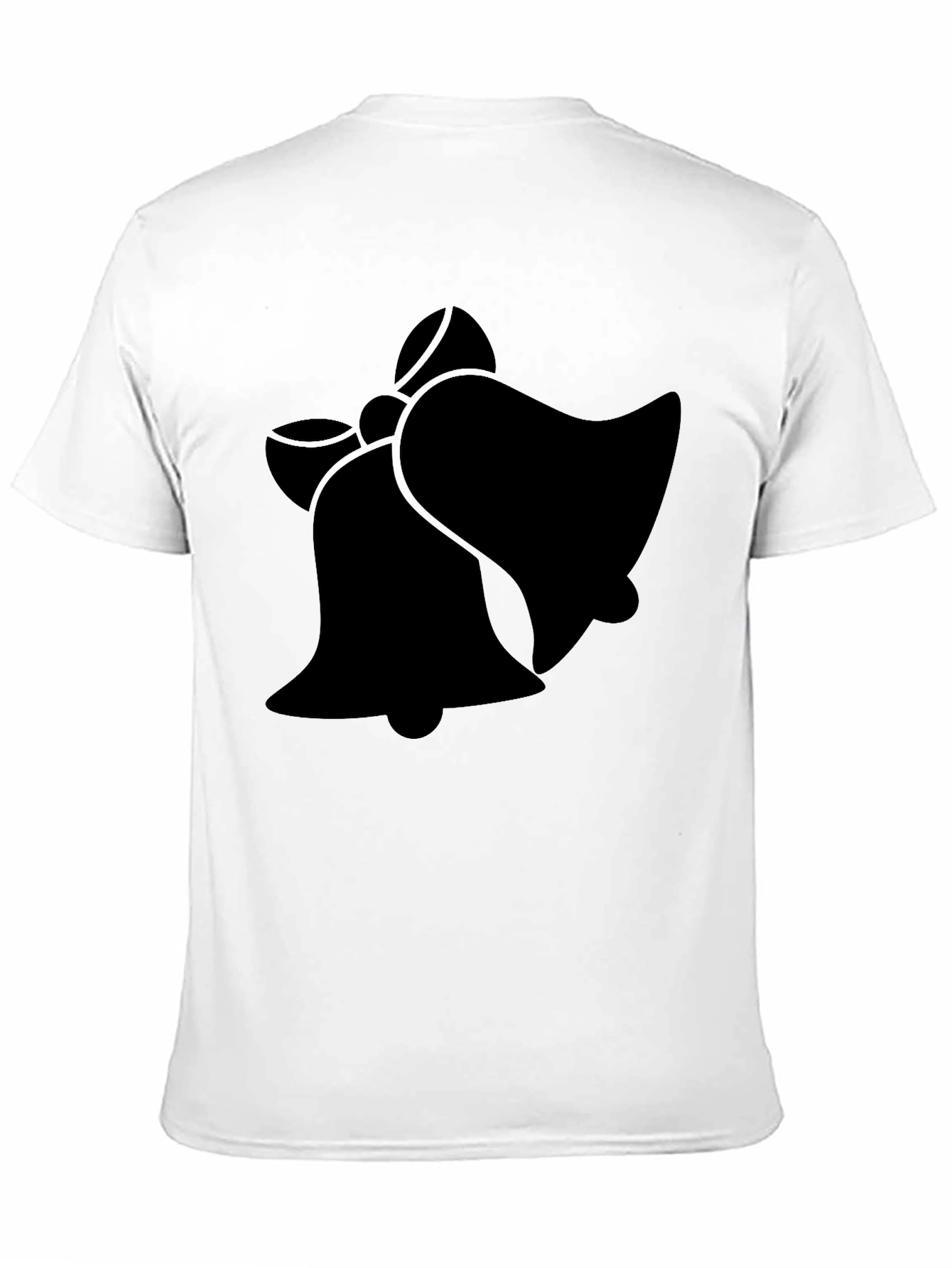Black Festive Bells Graphic T-Shirt - Black view 11