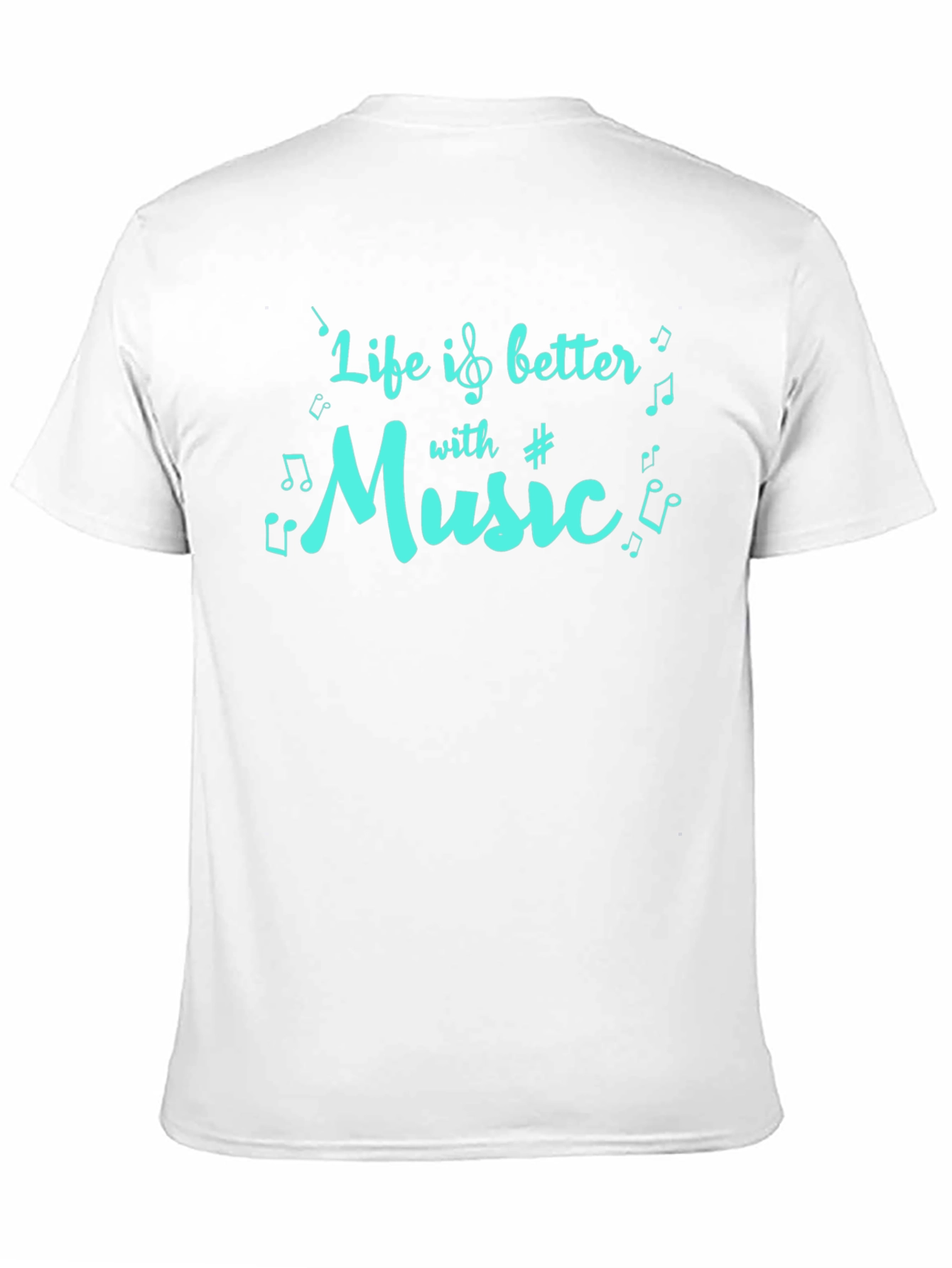 Black Life is Better with Music T-Shirt view 11