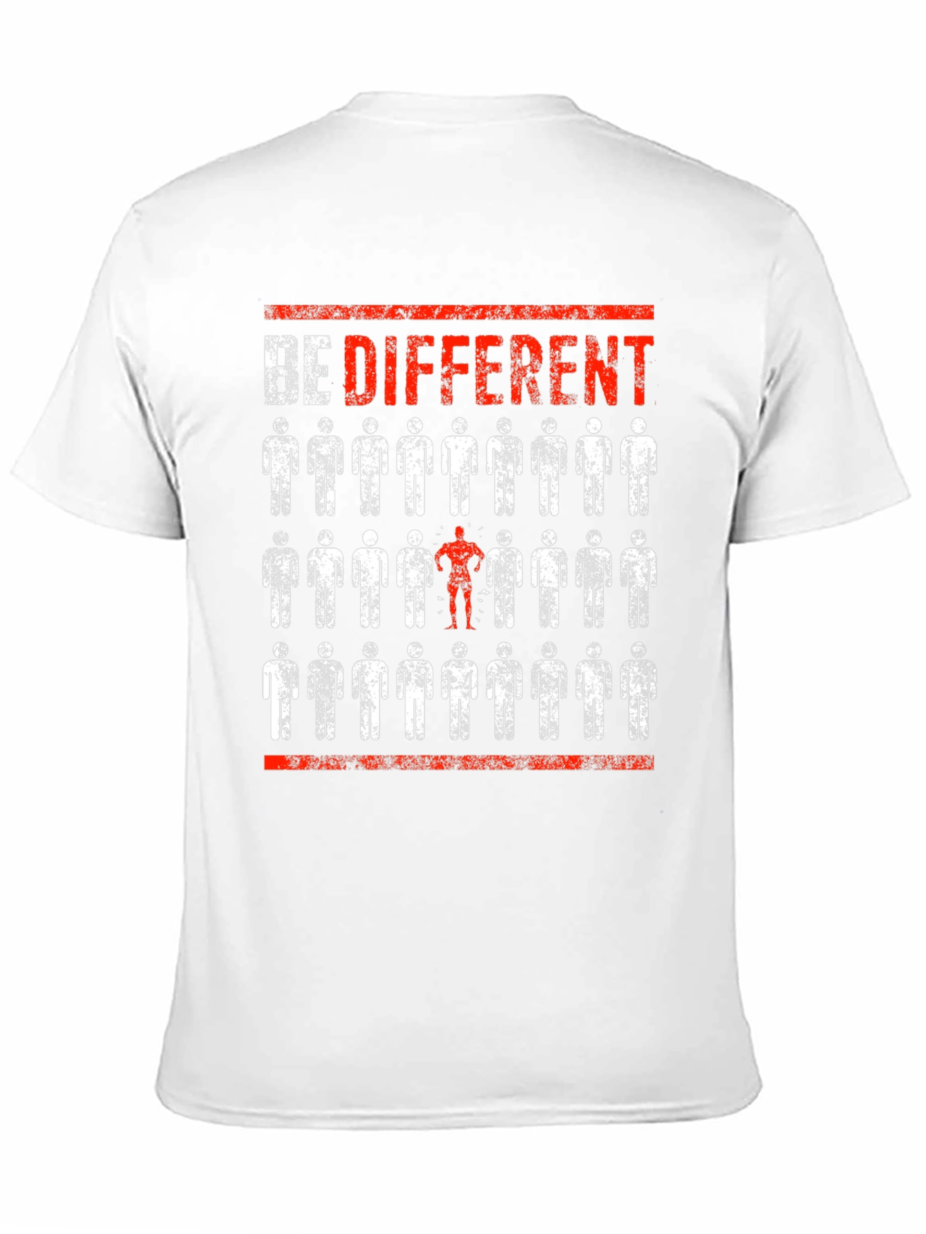 Black Be Different Graphic T-Shirt view 11