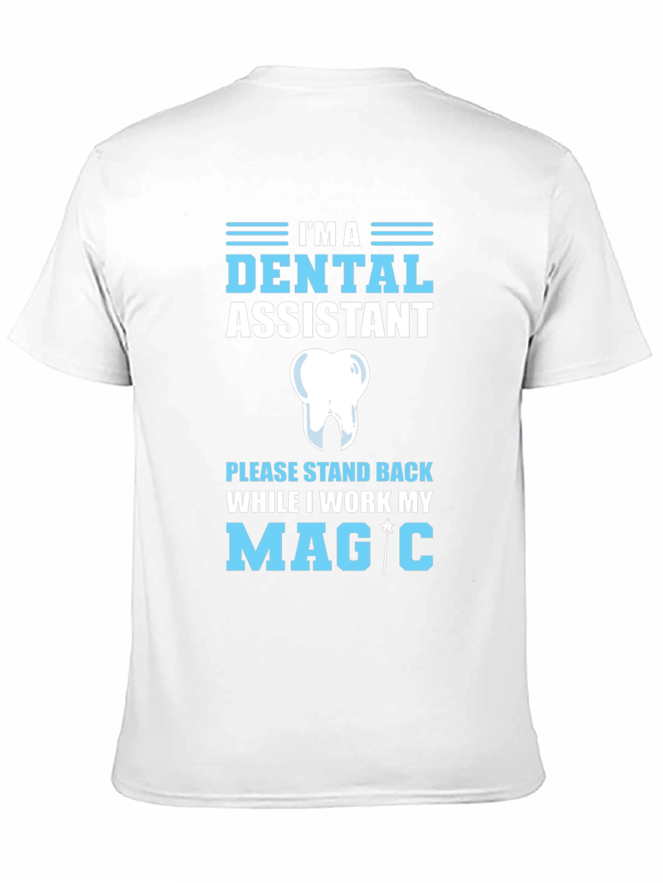 Black Dental Assistant Magic T-Shirt view 11