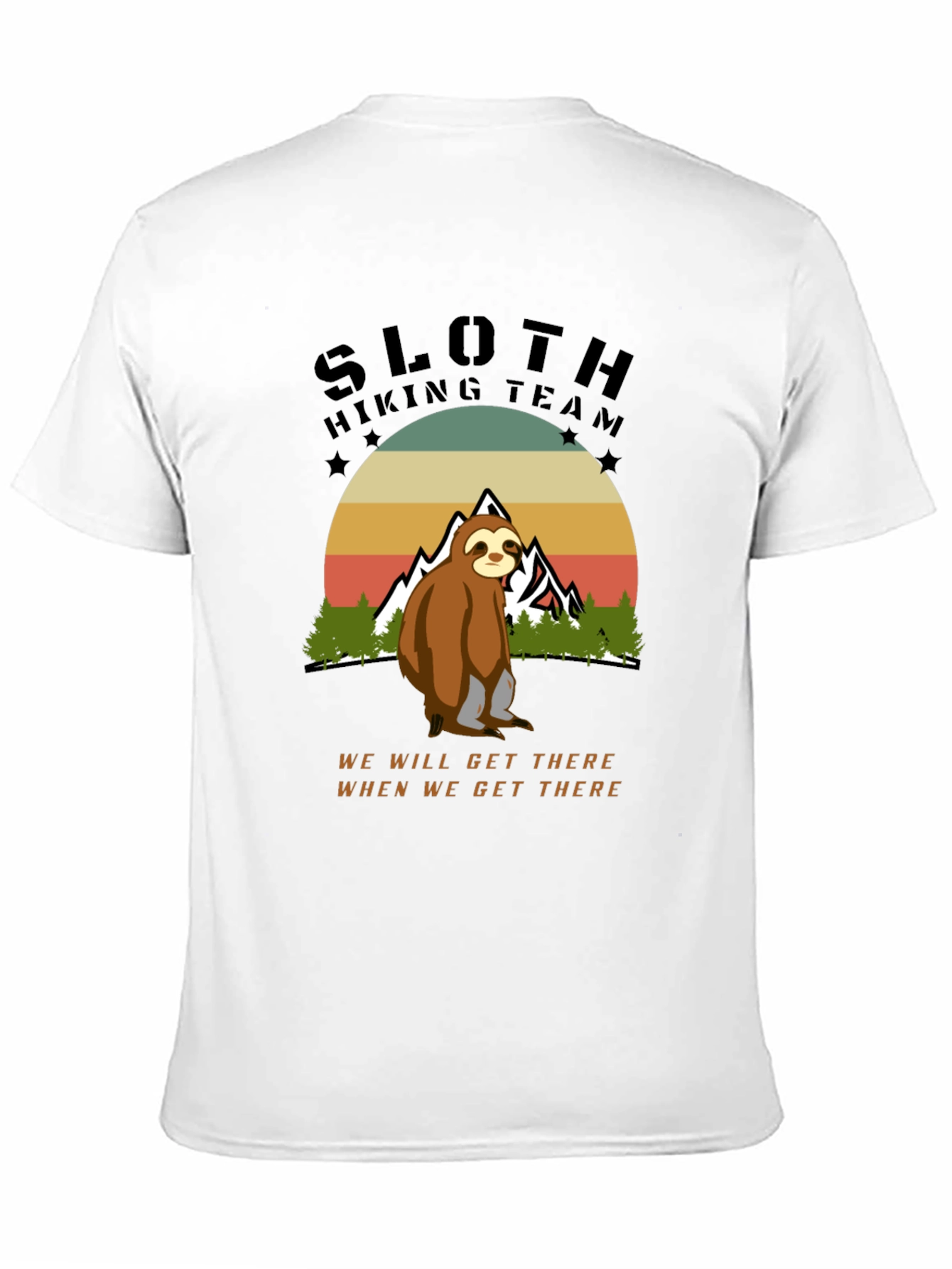 Black Sloth Hiking Team Tee view 11