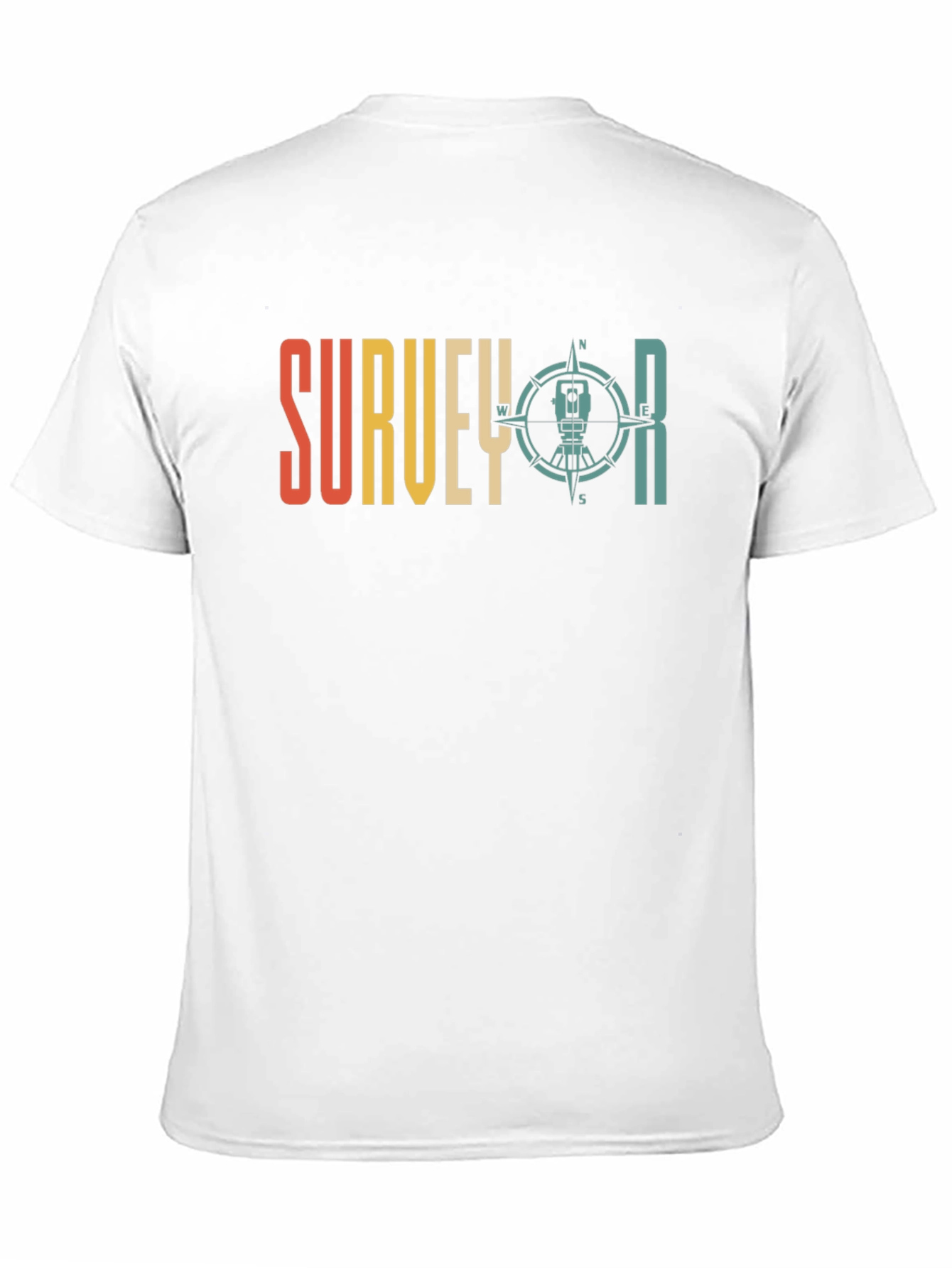 Surveyor Compass Graphic Tee - Black Crew Neck - 11