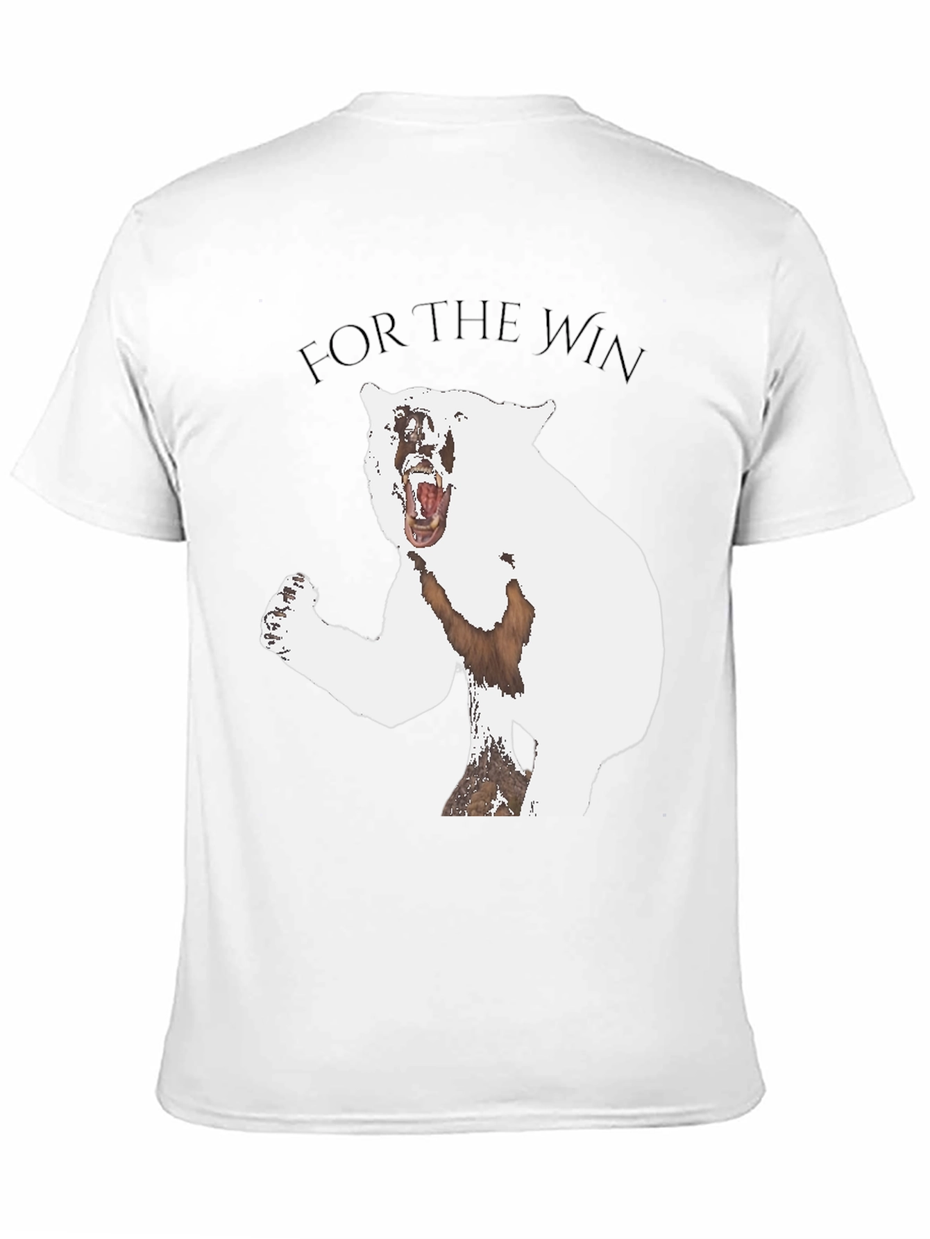 Black For The Win Bear Graphic Tee - Black view 11