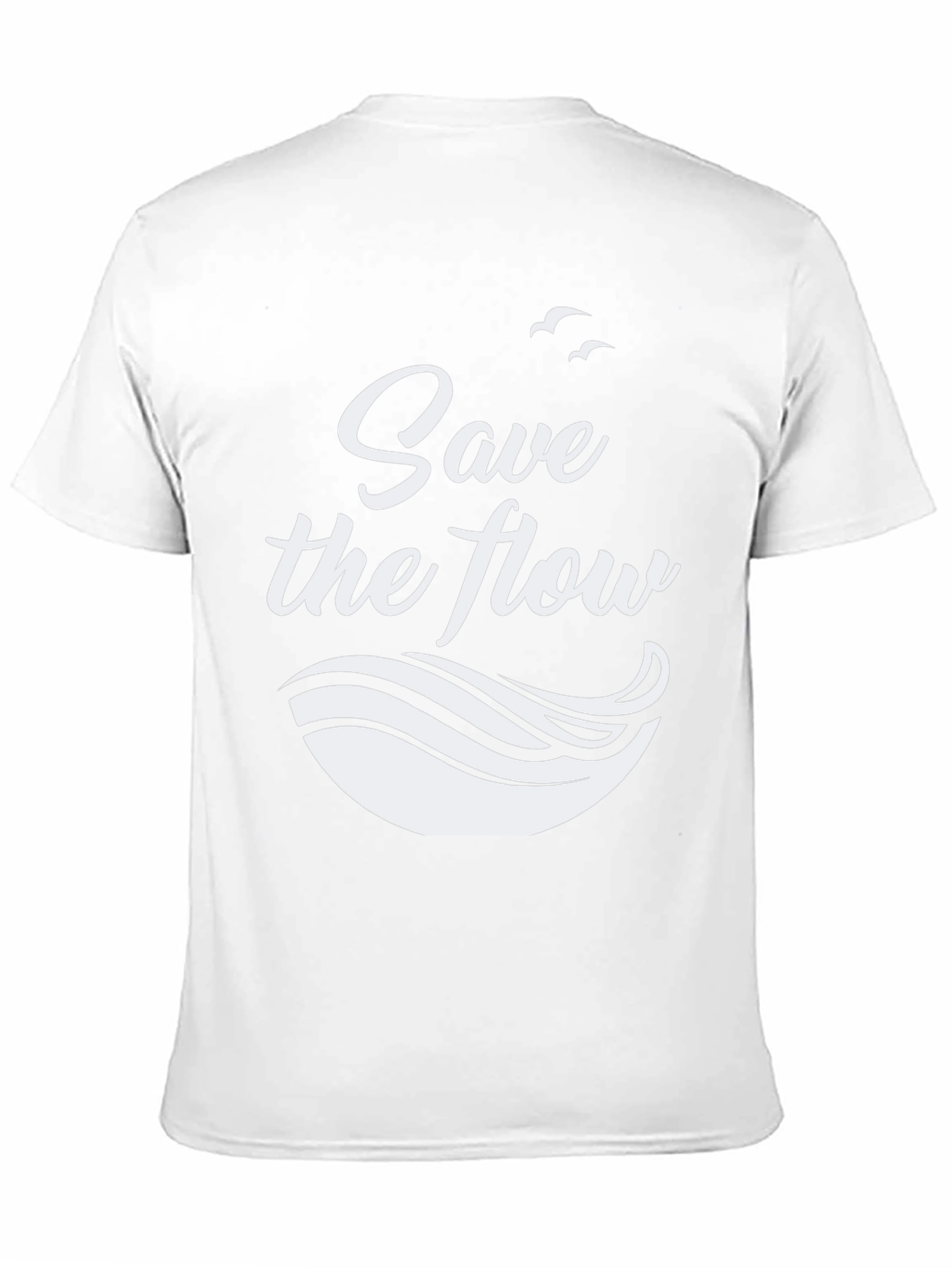 Black Save the Flow Graphic Tee view 11