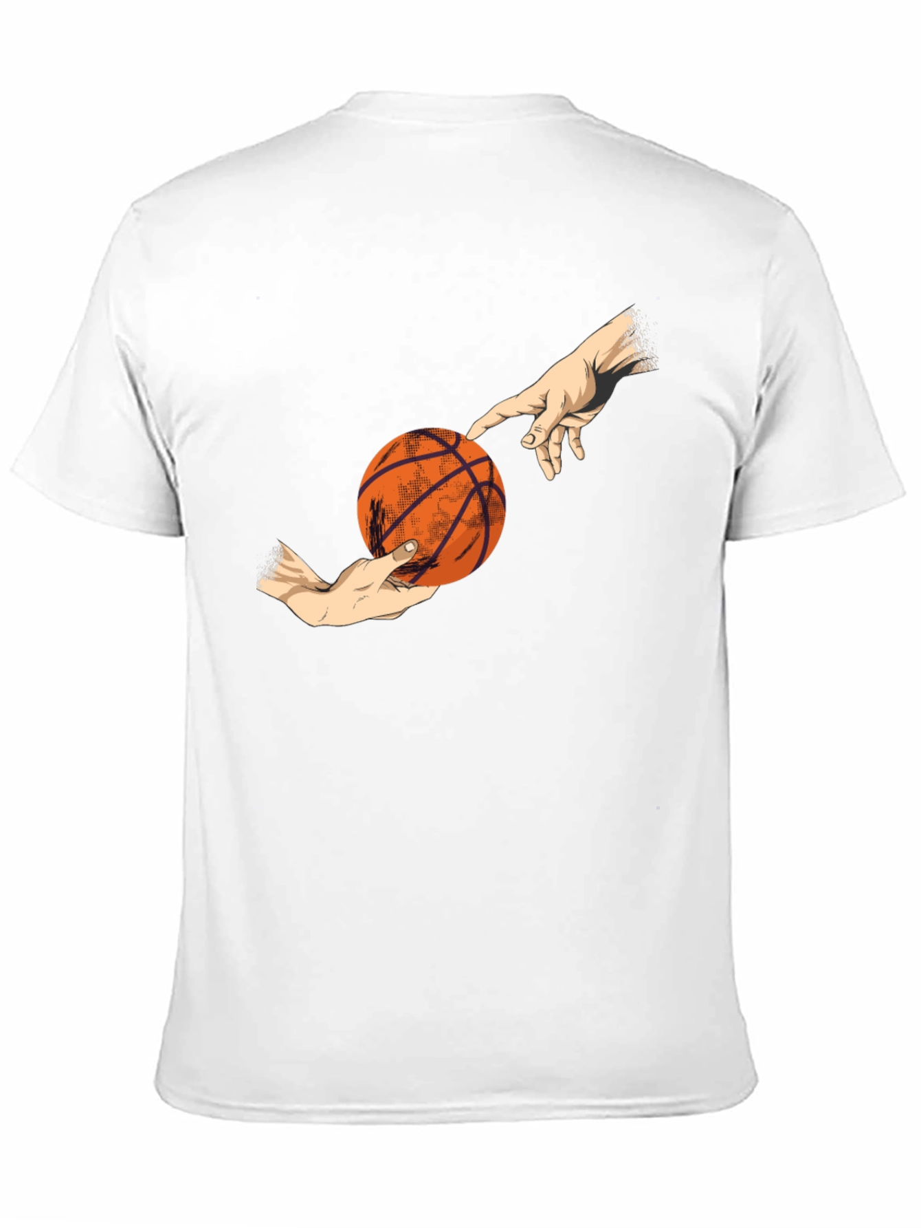 Black Basketball Creation T-Shirt - Artistic Sports Tee view 11