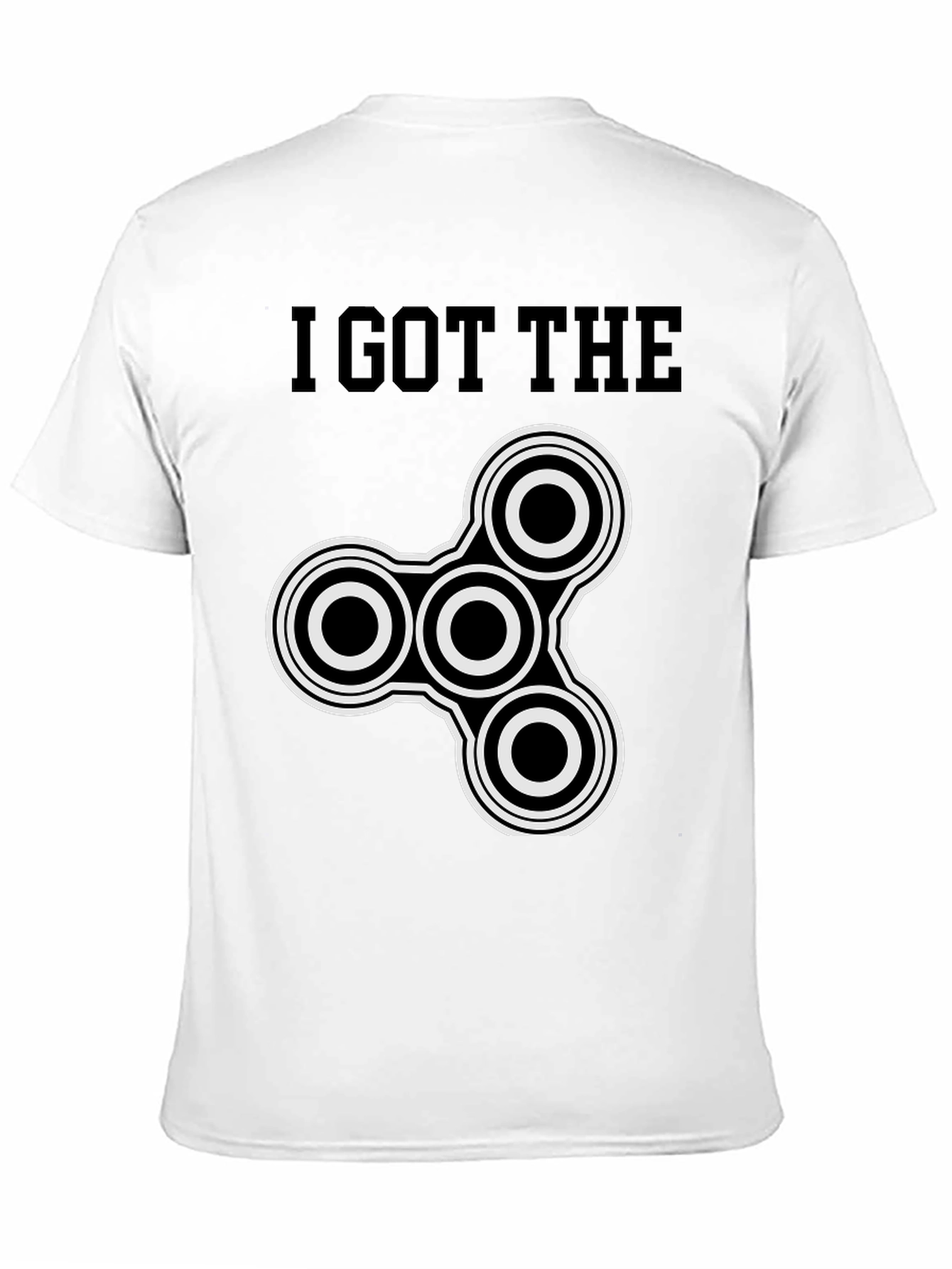 Black I Got The Spinner T-Shirt - Black Cotton Blend Tee view 11