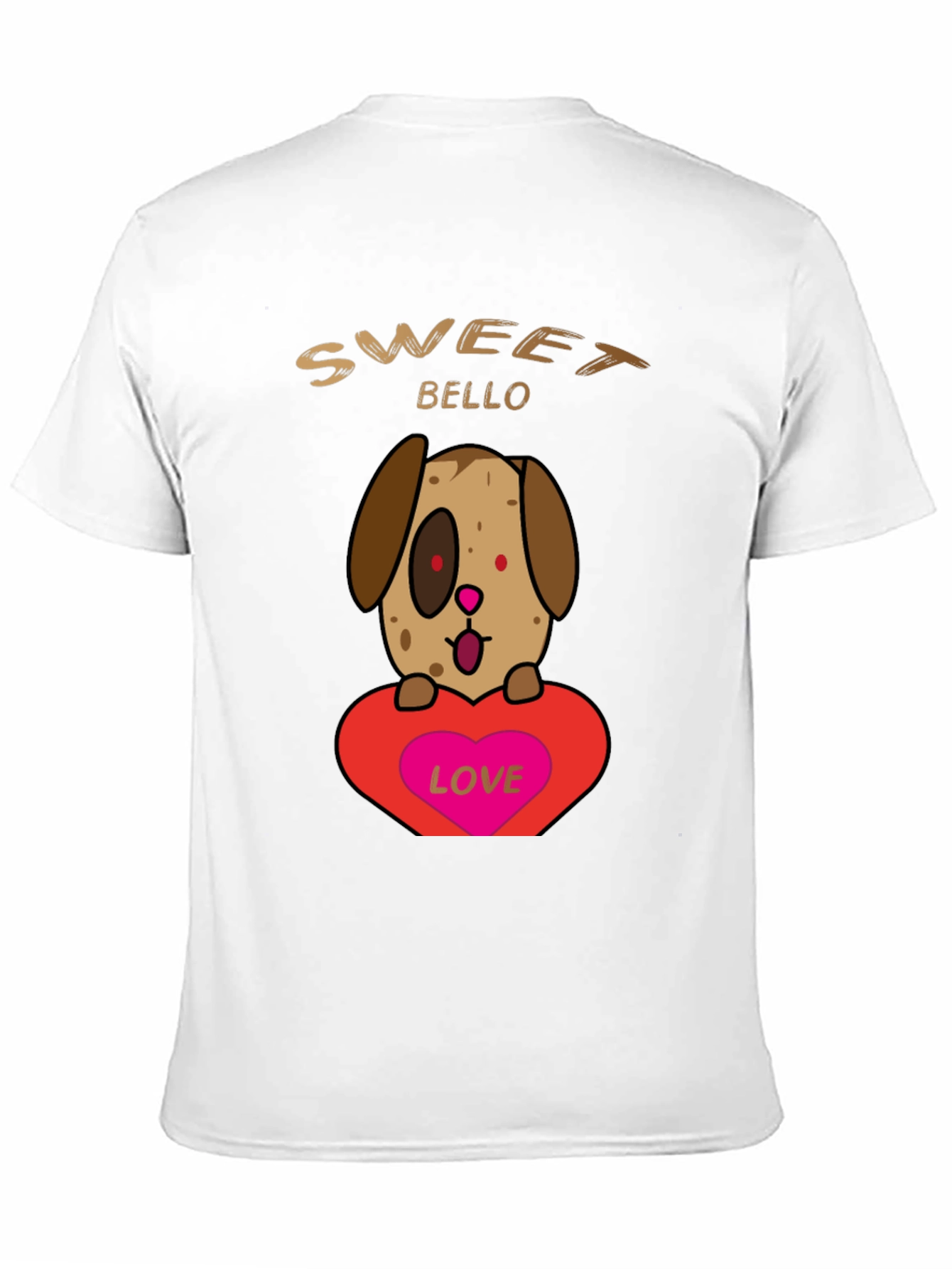 Black Sweet Bello Dog Lover T-Shirt view 11
