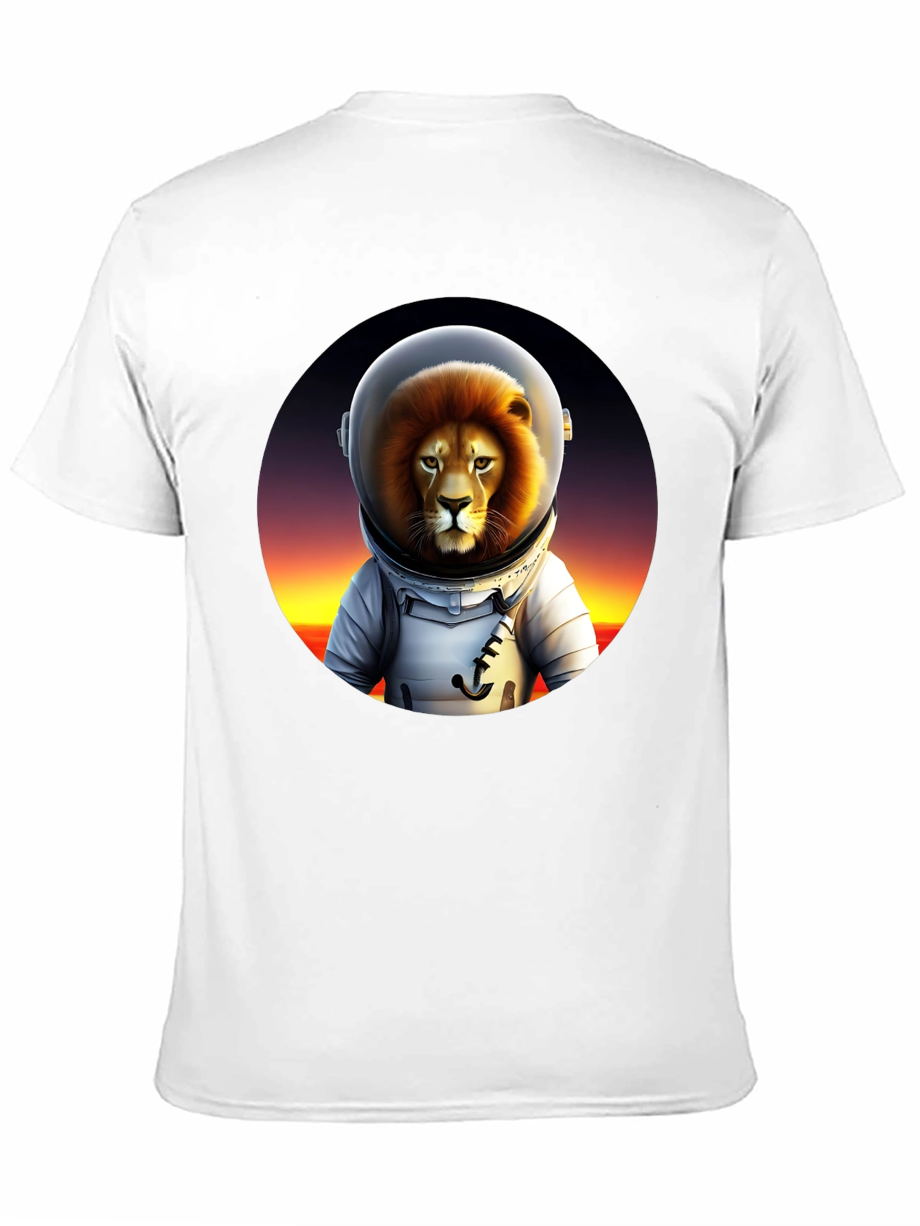 Black Lion Astronaut T-Shirt - Space Explorer Tee view 11