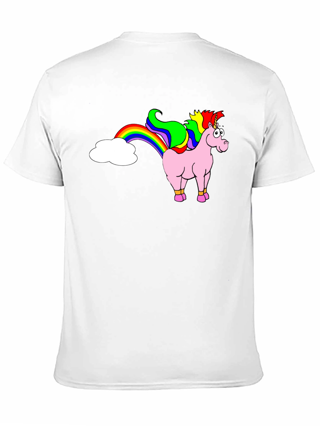 Black Unicorn Rainbow Funny Graphic Tee view 11
